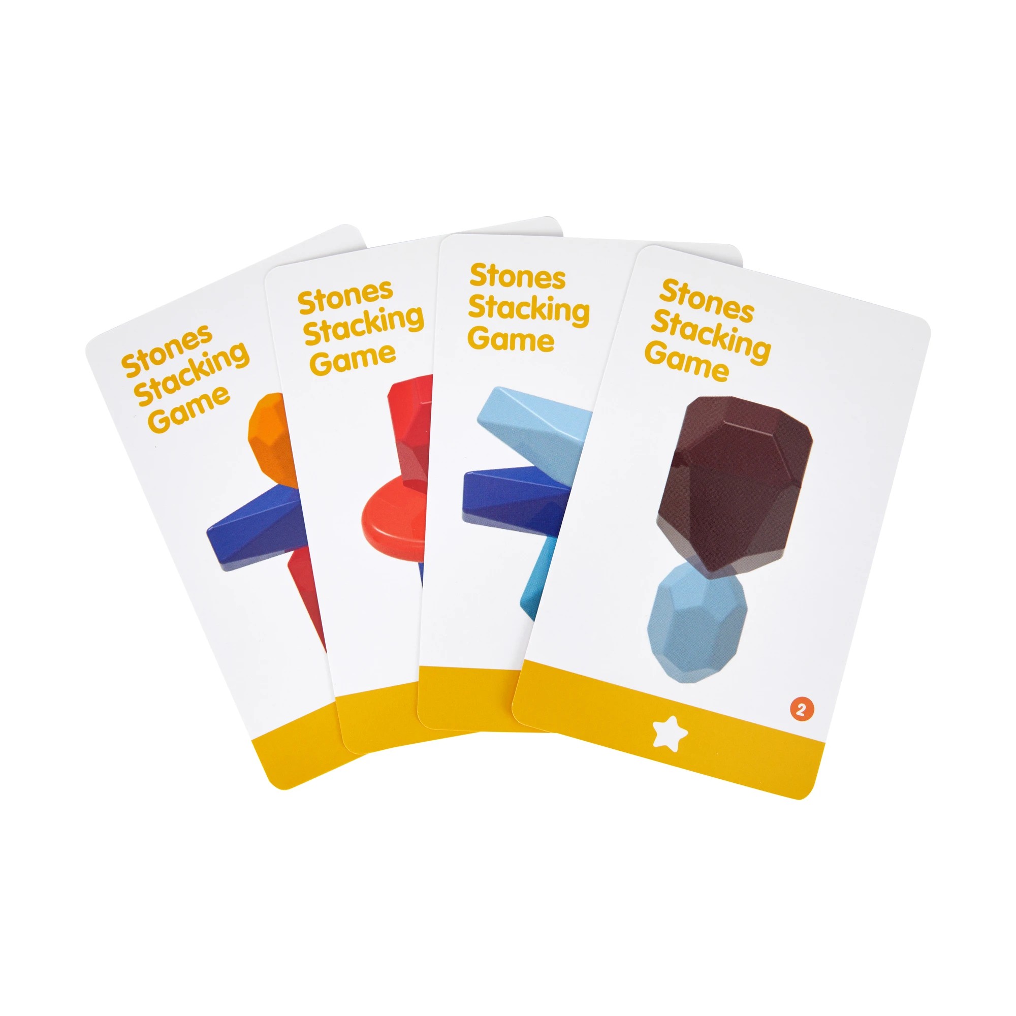 7 Wooden Stacking Stones Game, 7 of 7