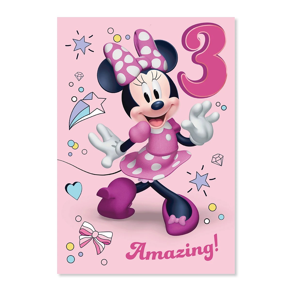 3 Connections from Hallmark 3rd Birthday Card - Minnie Mouse, 3 of 3
