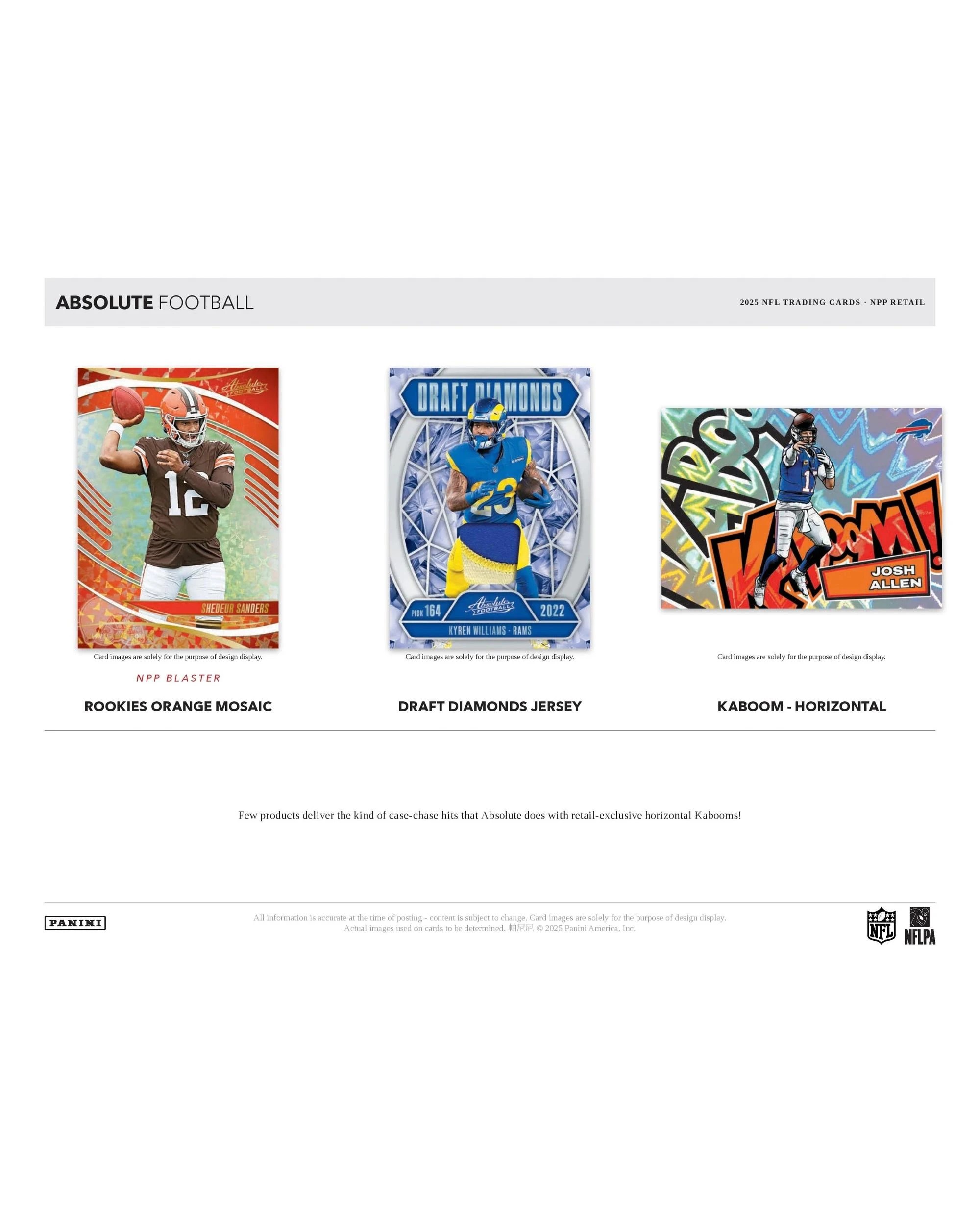 6 Panini NFL 2025 Absolute Football Blaster Box, 6 of 7