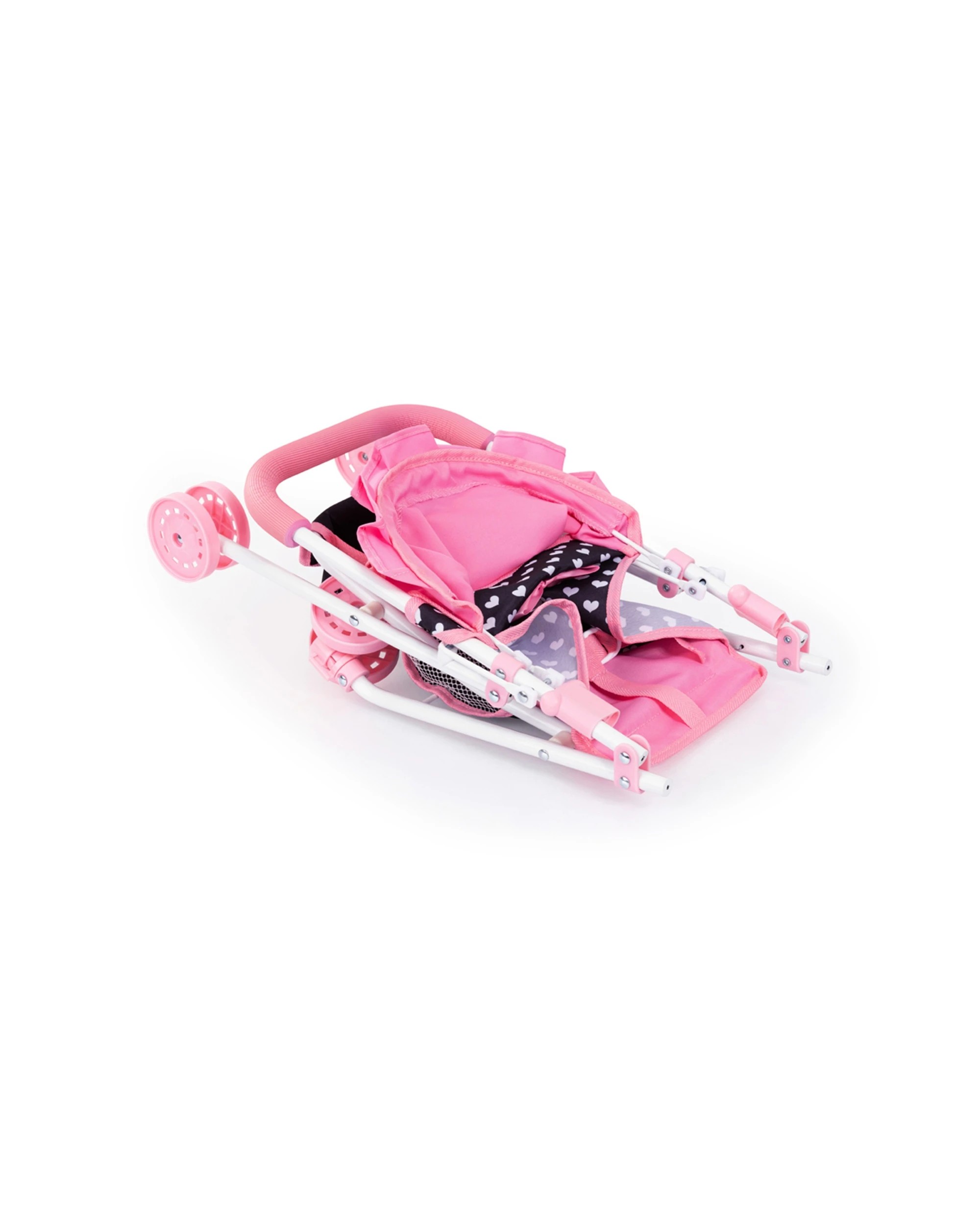3 Bayer Doll Buggy Doll Pram Kids Children Toy Doll Stroller Pretend Play
 - pink, 3 of 3