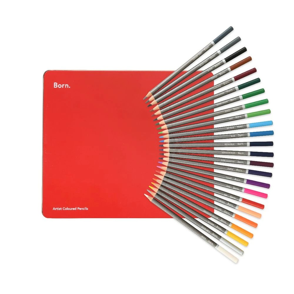 2 Born Coloured Pencils 24 Pack, 2 of 10