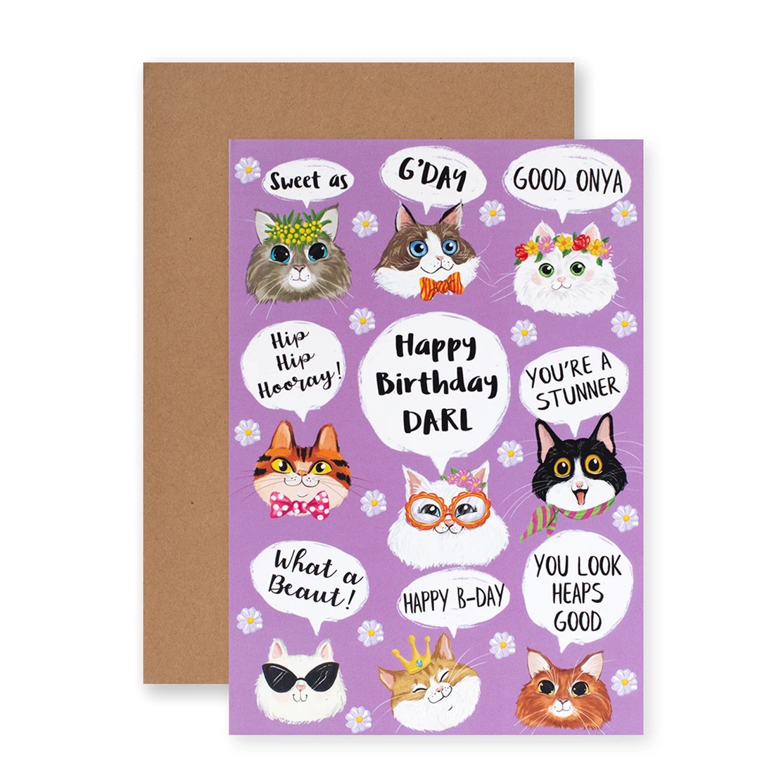 1 Connections from Hallmark Birthday Card - Multi Cats, 1 of 3