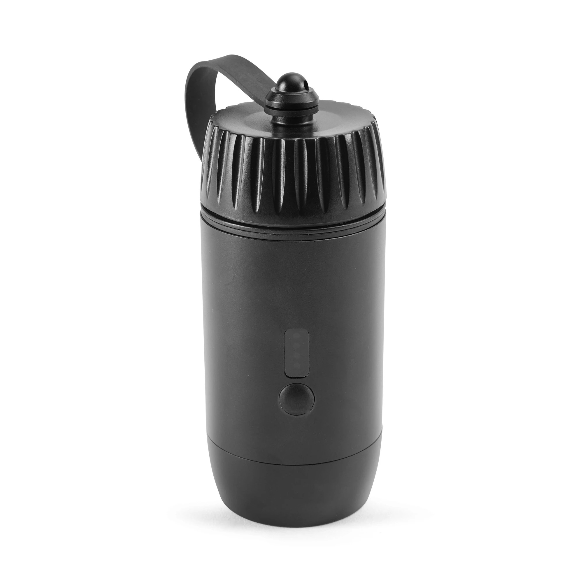 2 Waterproof Portable Charger with Light - Black, 2 of 10