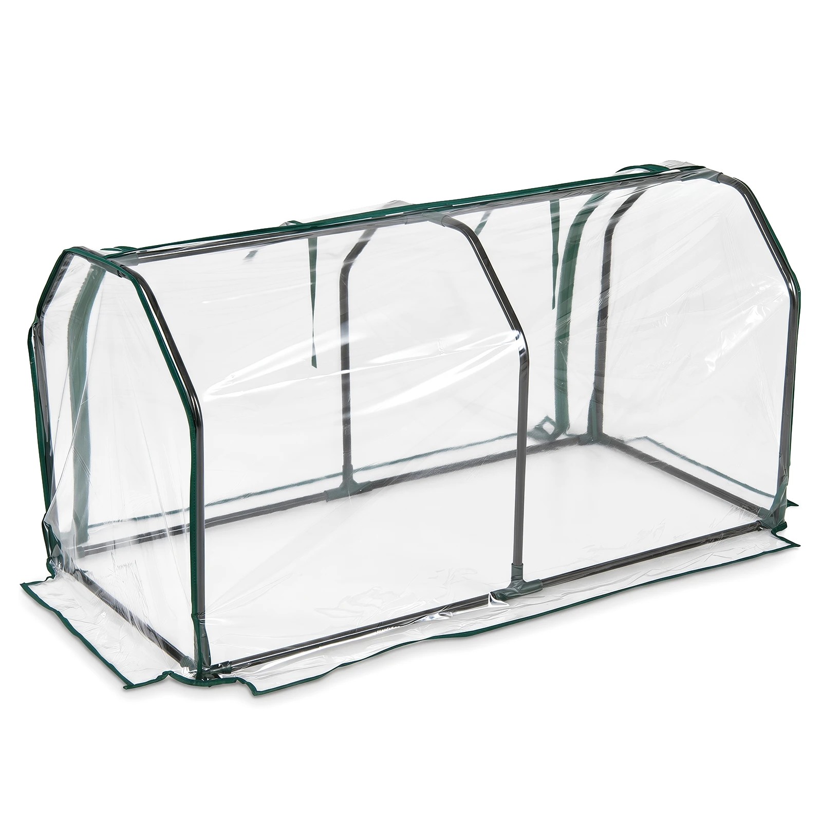 1 Costway Portable Mini Greenhouse Garden Waterproof Green House Hot House PE Cover - Clear, 1 of 2