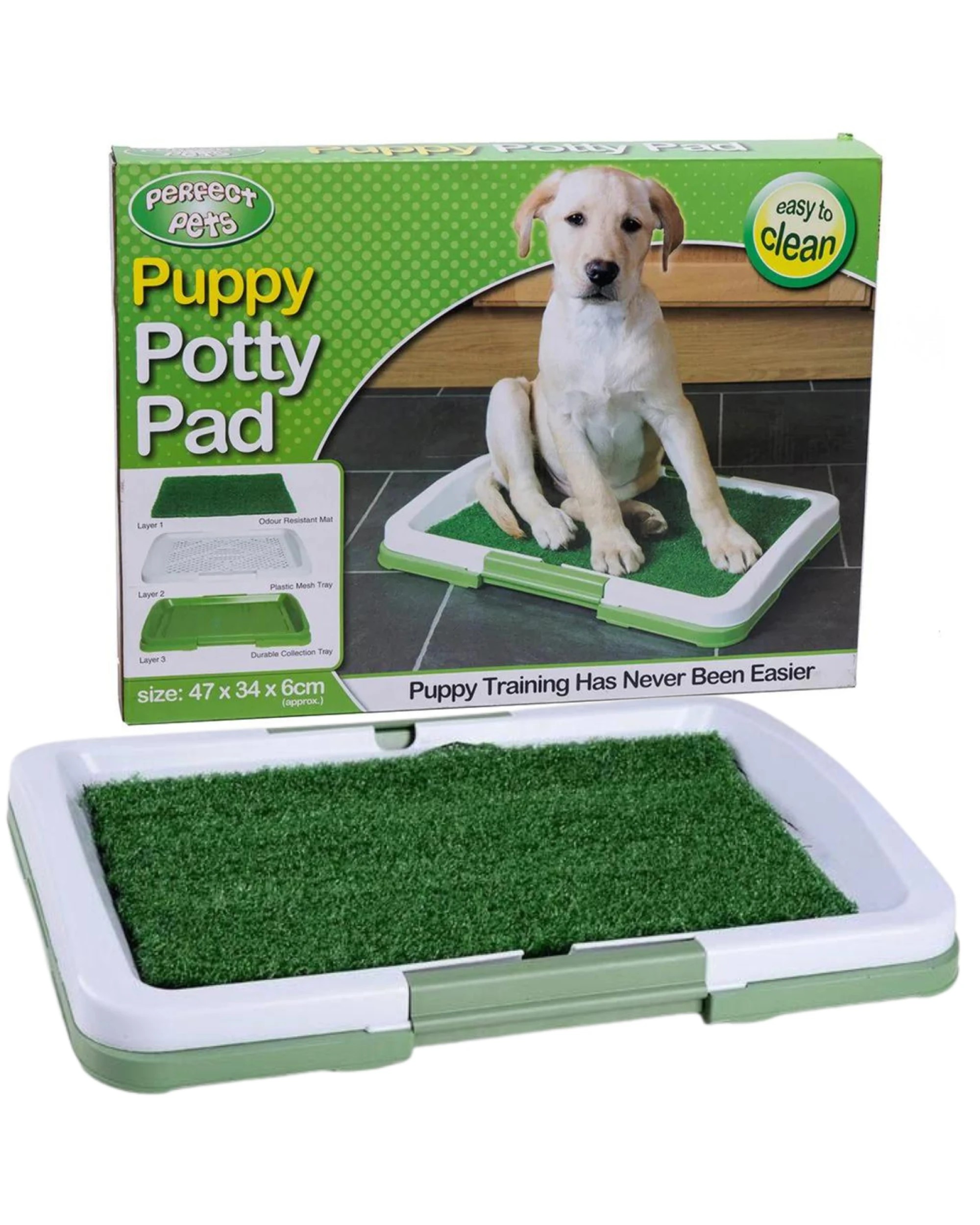 4 BR Pets Portable Dog Training Grass Pad for Indoor Use, 4 of 4