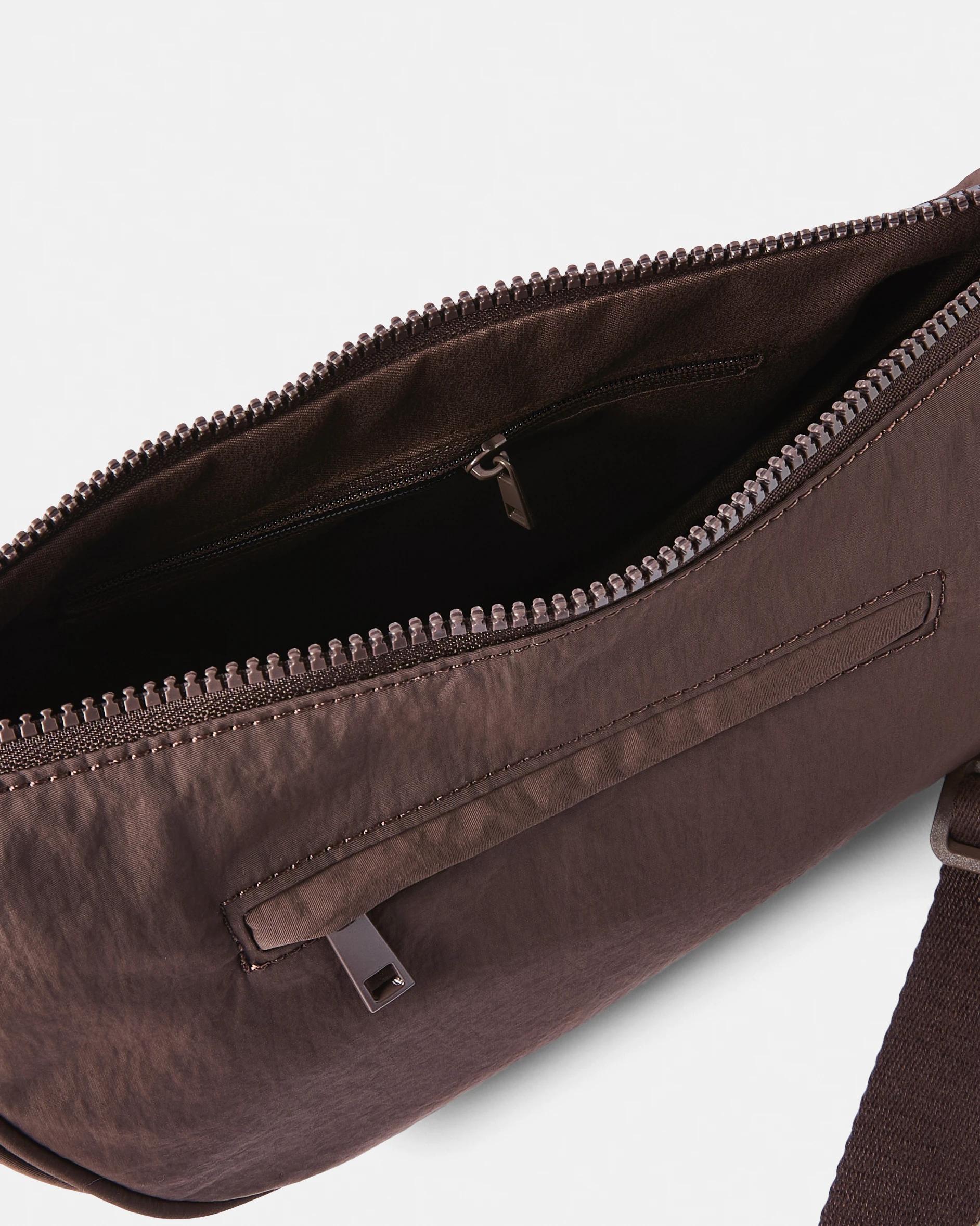 4 Urban Crescent Sling Bag Choc Plum, 4 of 7