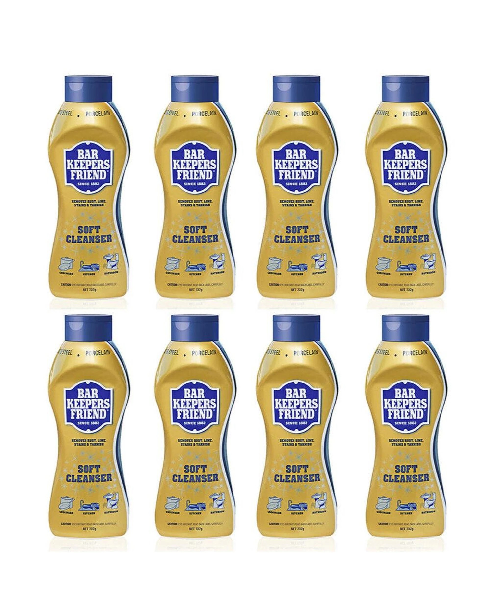 1 Bar Keepers Friend Soft Cleanser 737g  Set of 8, 1 of 8