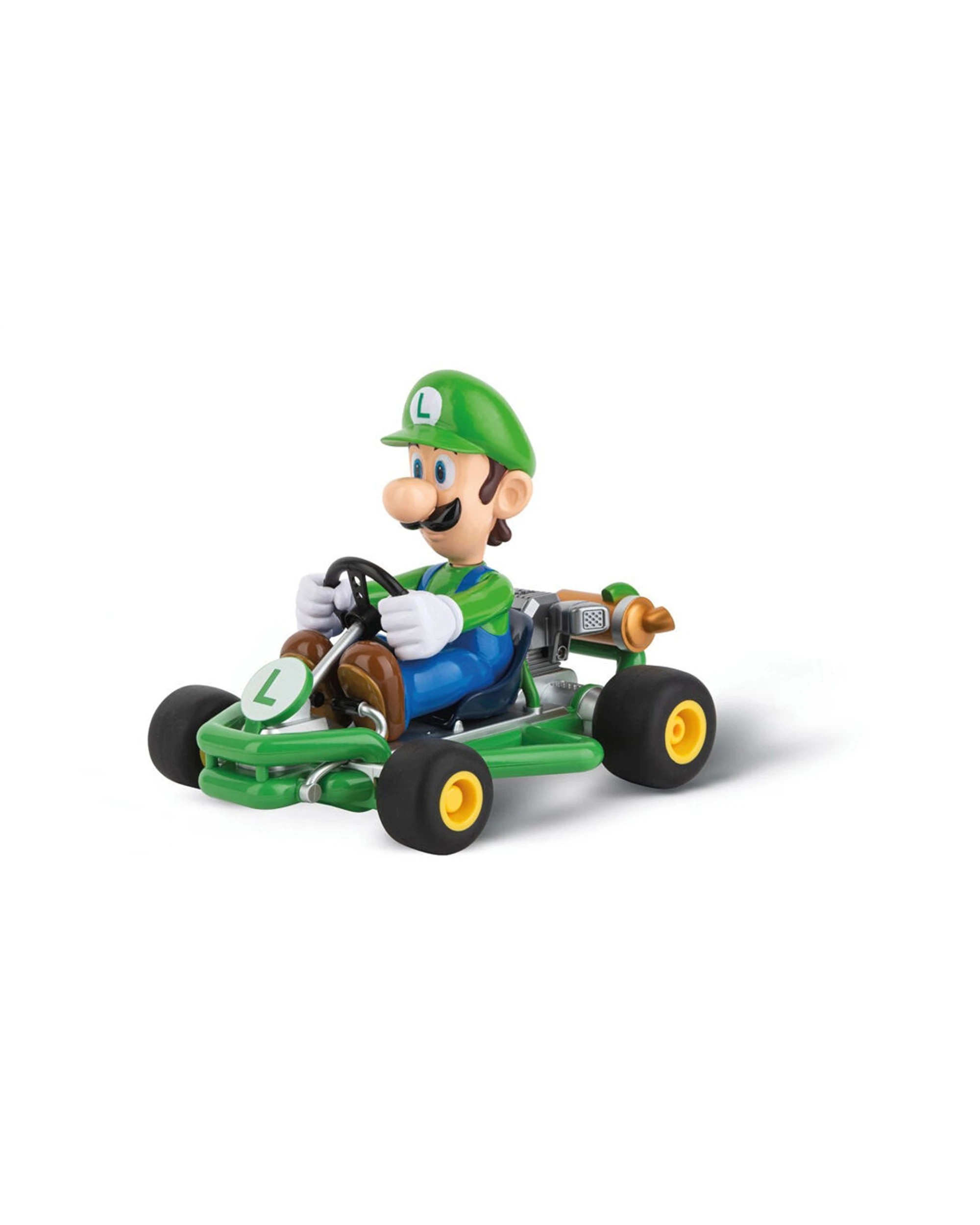 2 Carrera Mario-Kart Pipe Kart Remote Control Car Luigi 2.4GHz 6y Plus 30min Play - Green, 2 of 4
