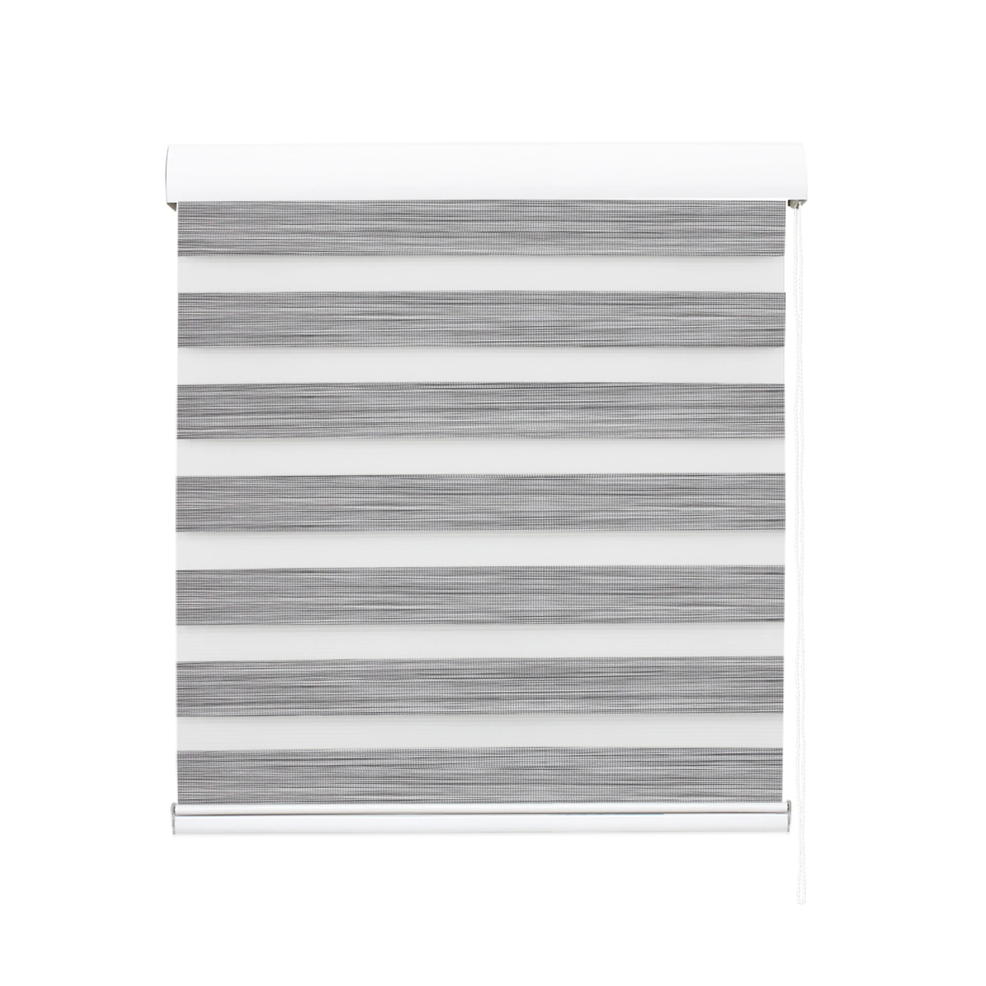 2 Marlow Zebra Double Roller Blinds 180X210Cm In Colour - Grey, 2 of 5