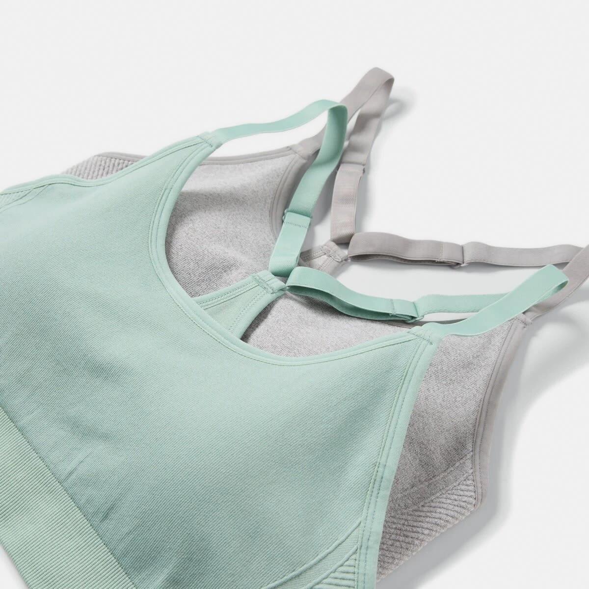 3 2 Pack Sports Medium Support Seamfree Crop Ig Gm, 3 of 10