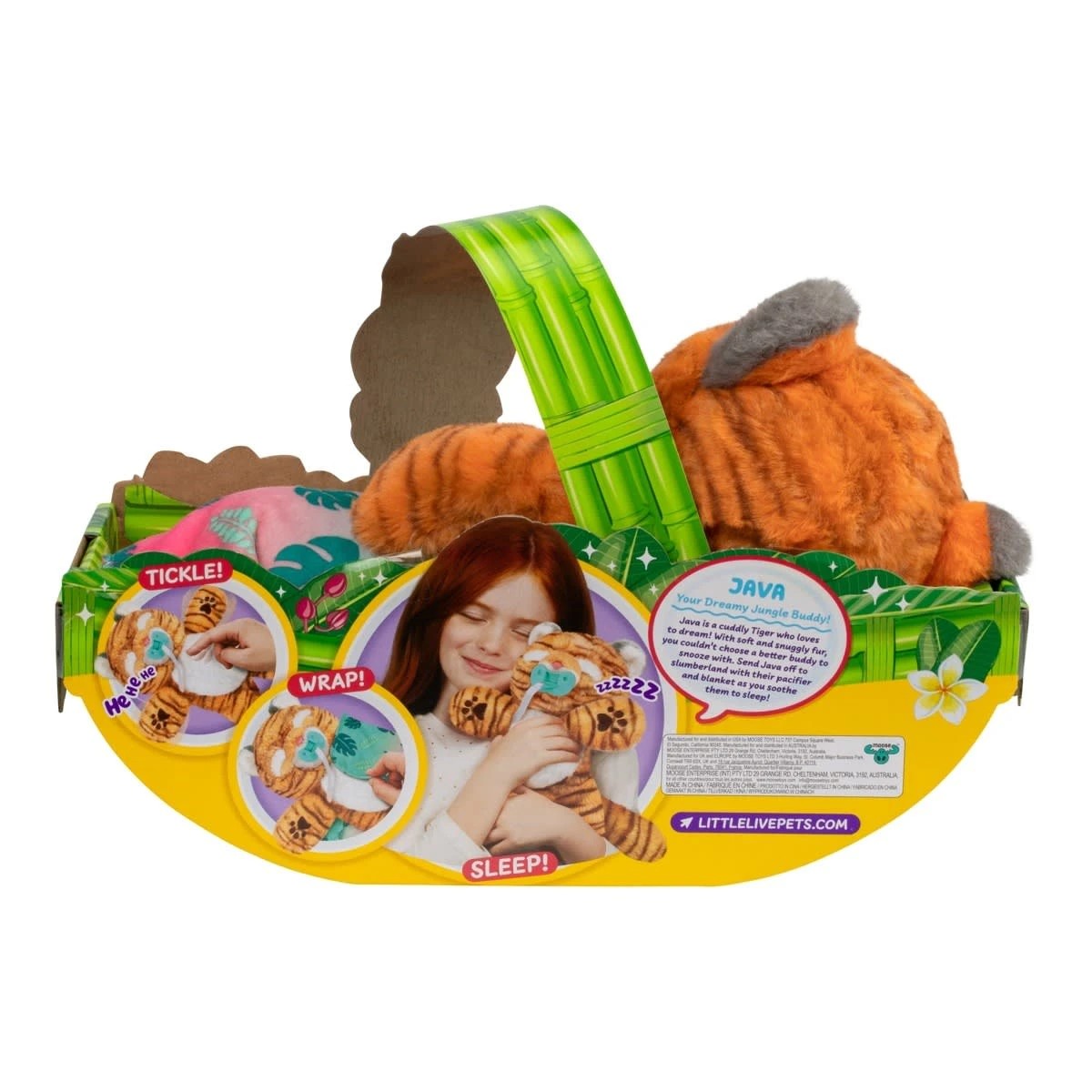 9 Little Live Pets Cozy Dozys - Jungle Series Java The Tiger, 9 of 9