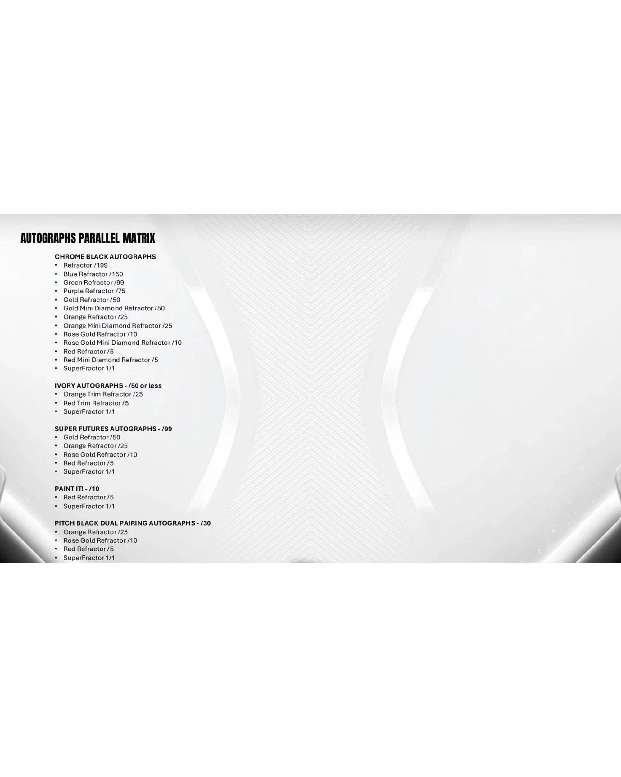 9 Topps 2026 MLB Chrome Black Baseball Hobby Box, 9 of 9