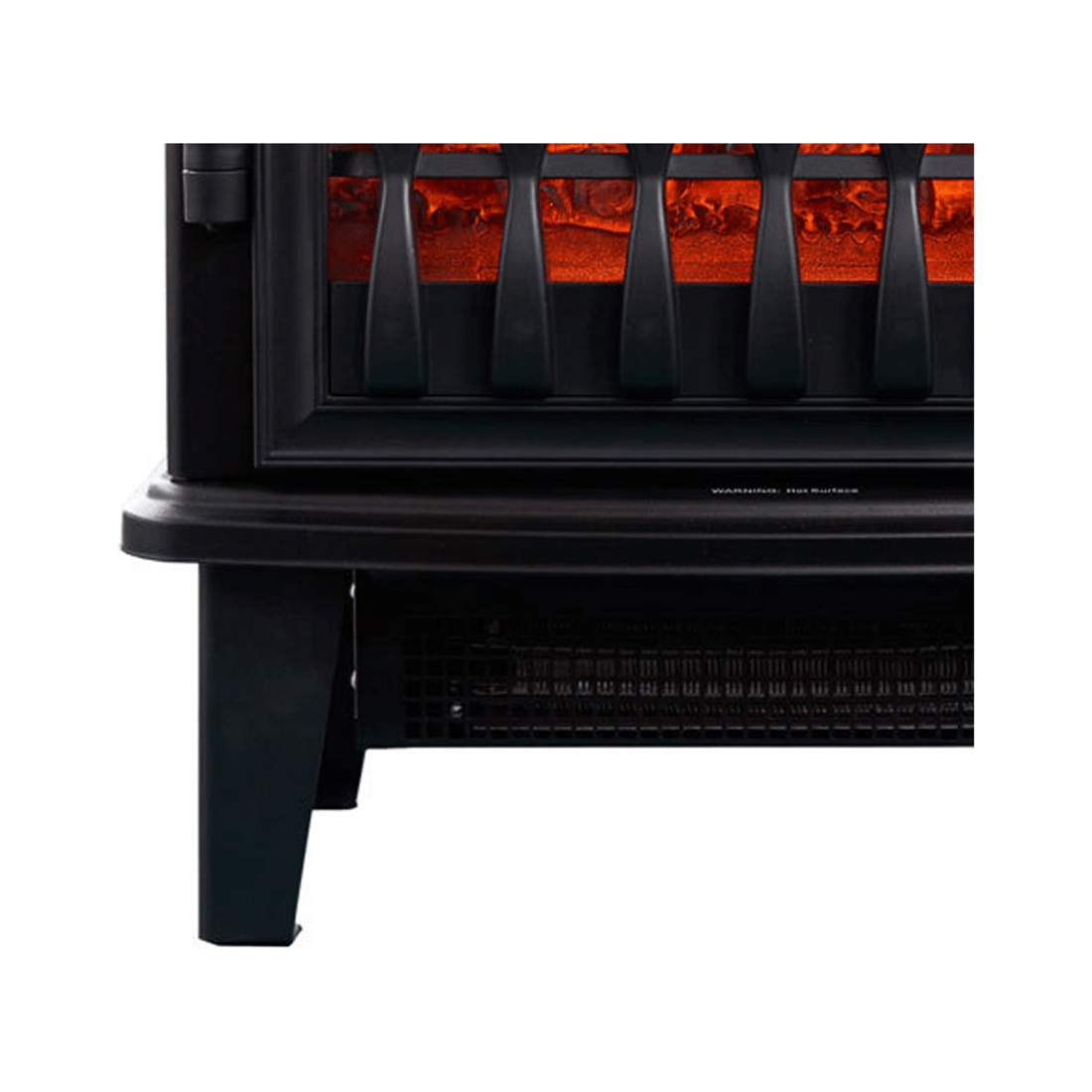 3 HELLER Electric Fireplace Heater 1800W Heater Fan Heater Safety Standing
 - black, 3 of 3