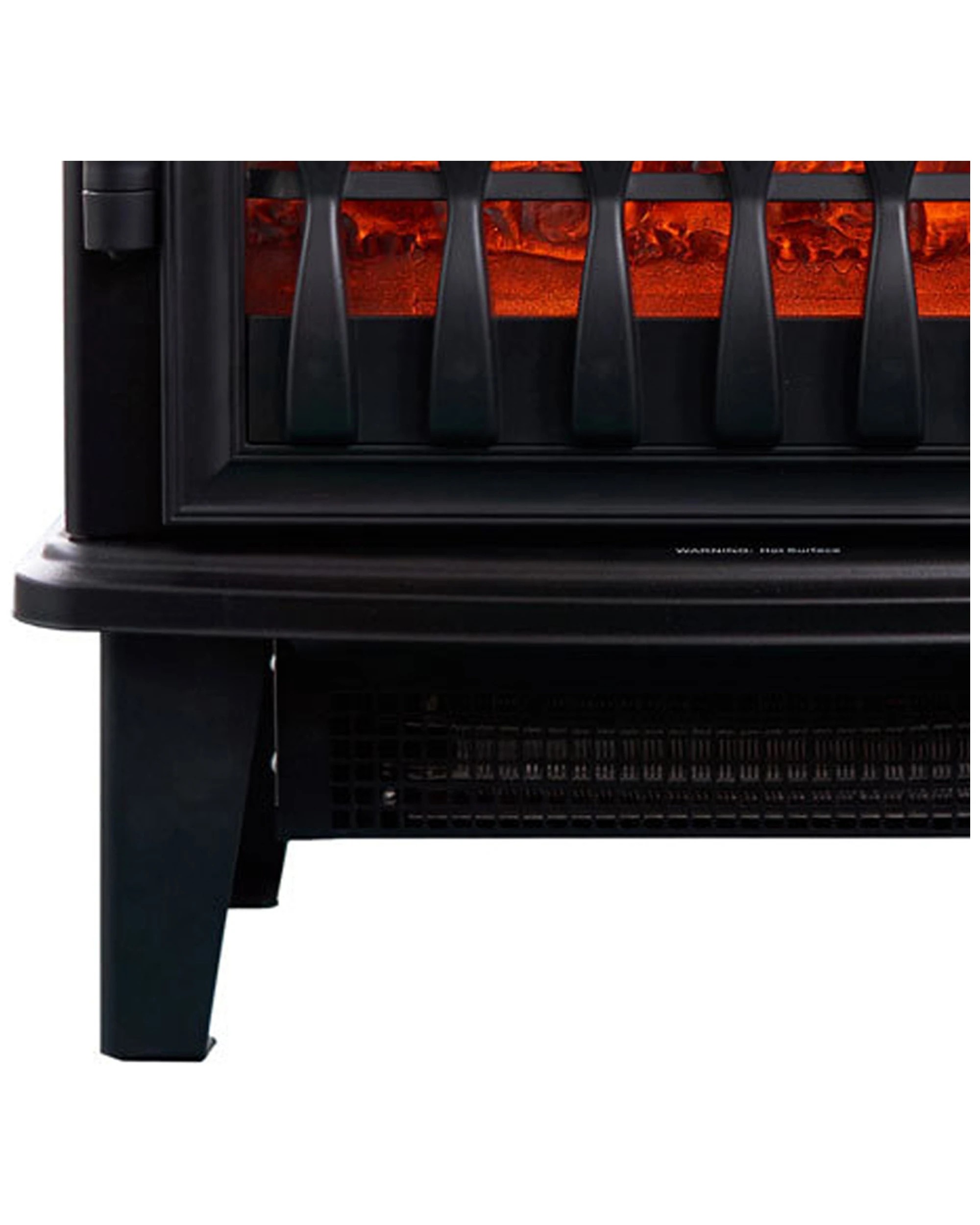 3 HELLER Electric Fireplace Heater 1800W Heater Fan Heater Safety Standing - Black, 3 of 3