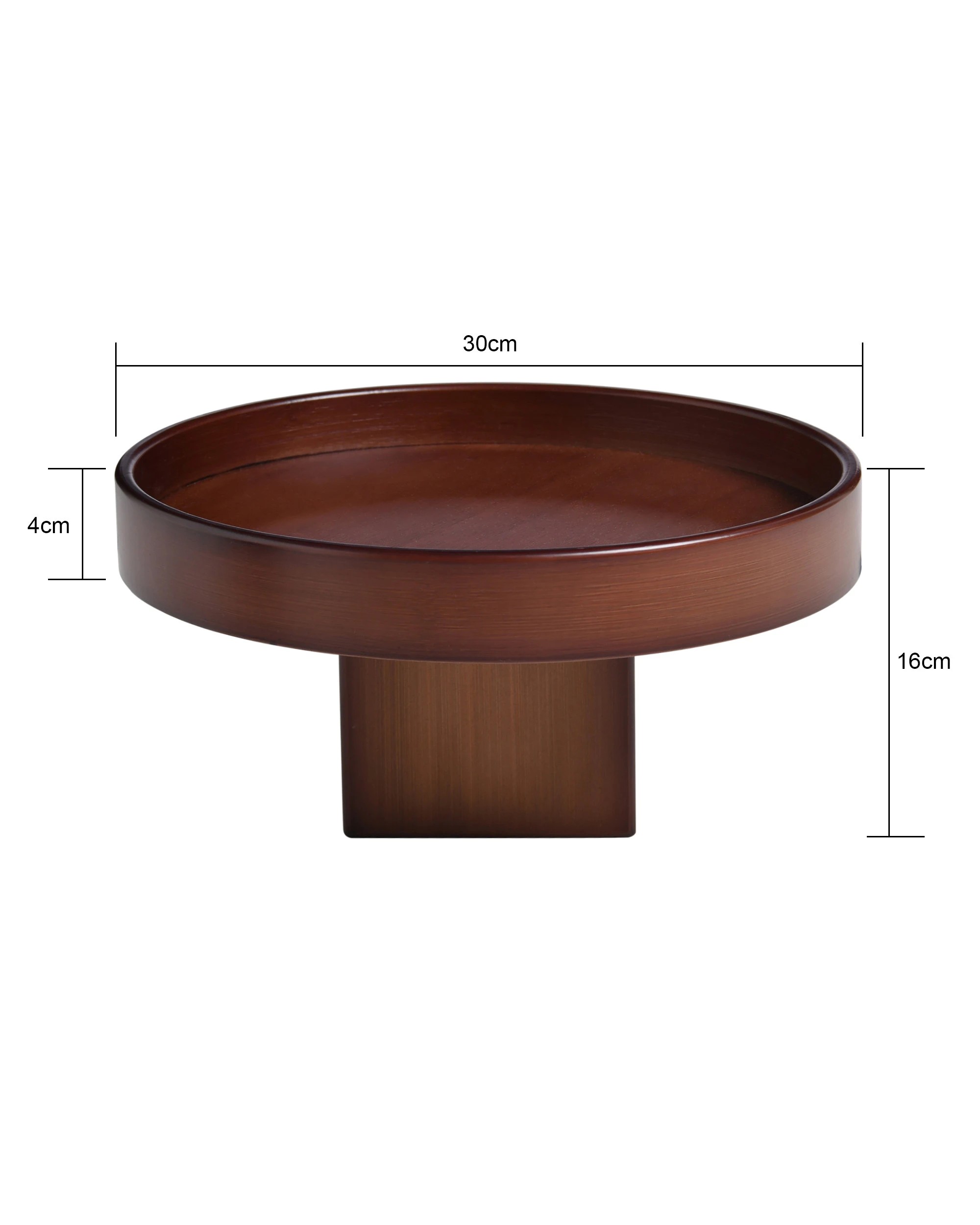 7 Sherwood Sofit Bamboo Sofa Tray Table - Mahogany, 7 of 7