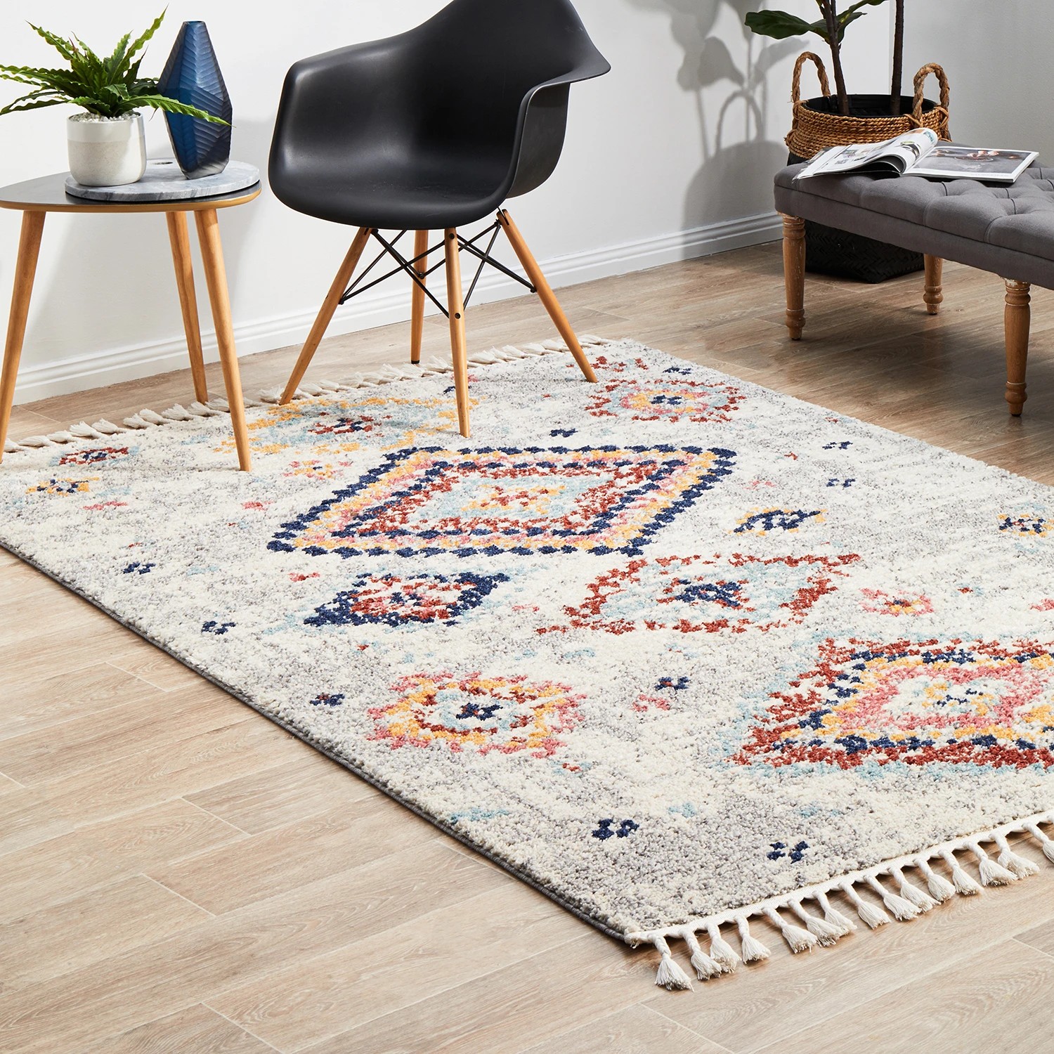 3 Common Ground Rugs Medina 222 400x300cm - Extra Extra Large Power Loomed Pet Friendly Floor Rug - Natural, 3 of 8