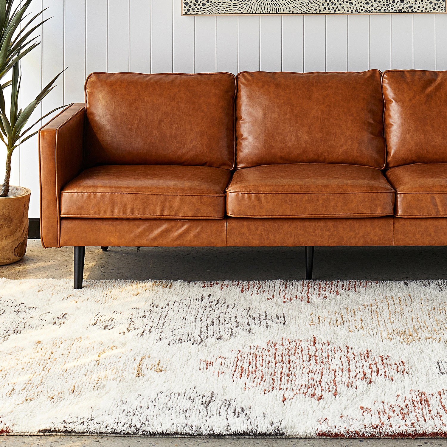 2 Common Ground Rugs Lumina Motif 225x155cm - Medium Hand Tufted Wool Floor Rug - White, 2 of 7