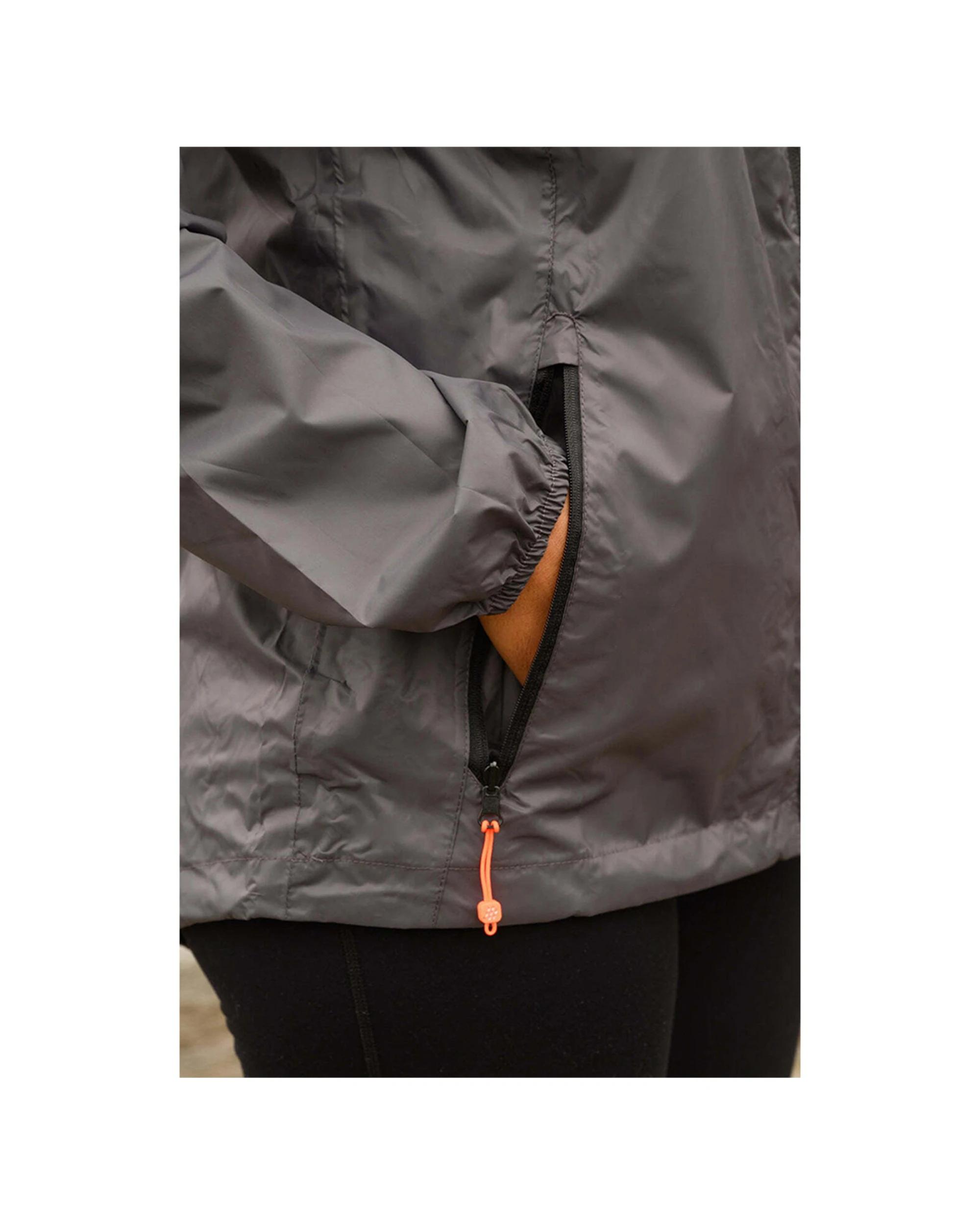 6 Mac In A Sac Unisex Adults Waterproof Jacket CHARCOAL, 6 of 7
