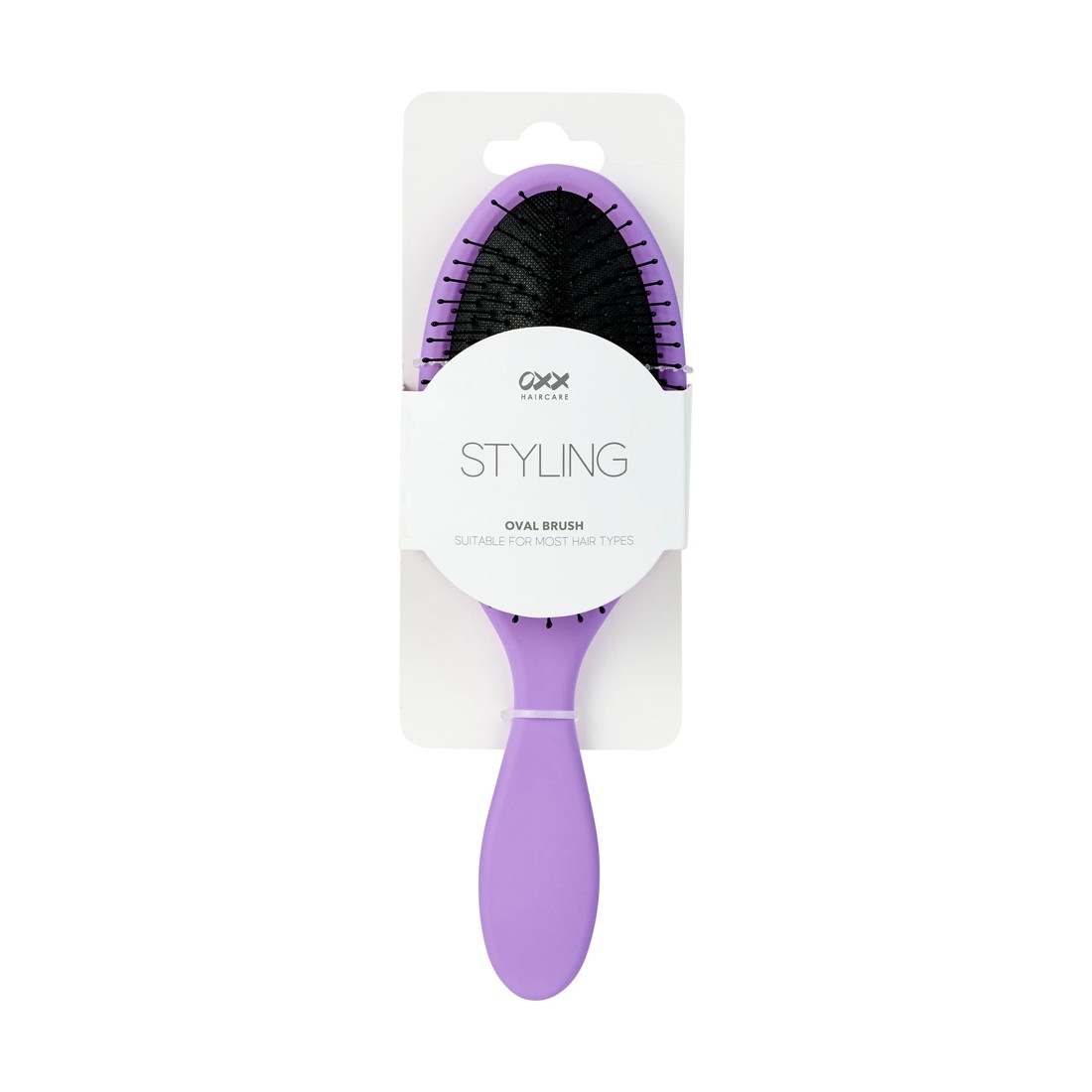 4 OXX Haircare Styling Oval Brush - Purple, 4 of 4