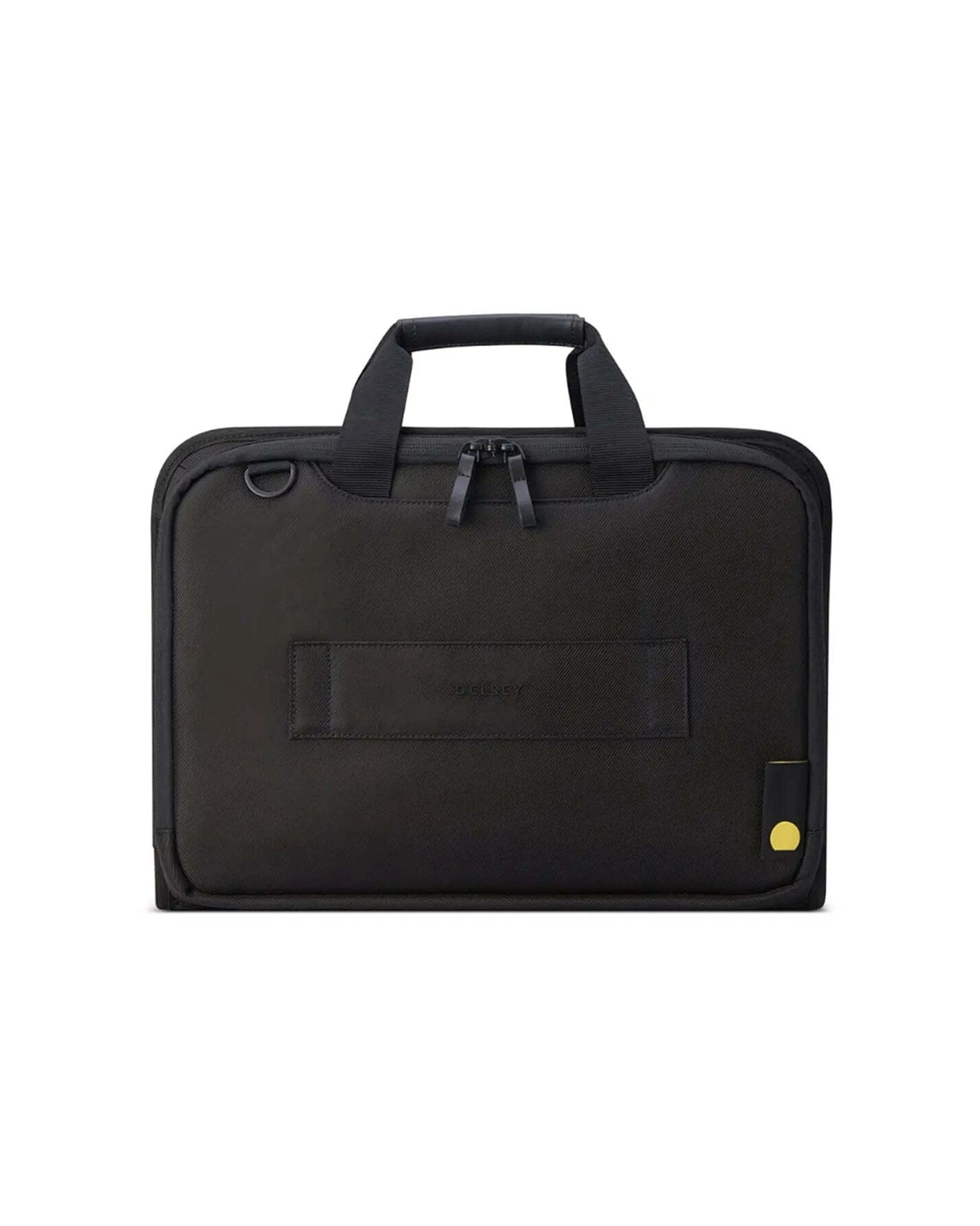 5 Delsey Arche 14in Laptop Satchel Double Compartments RFID Data Protection - Black, 5 of 7