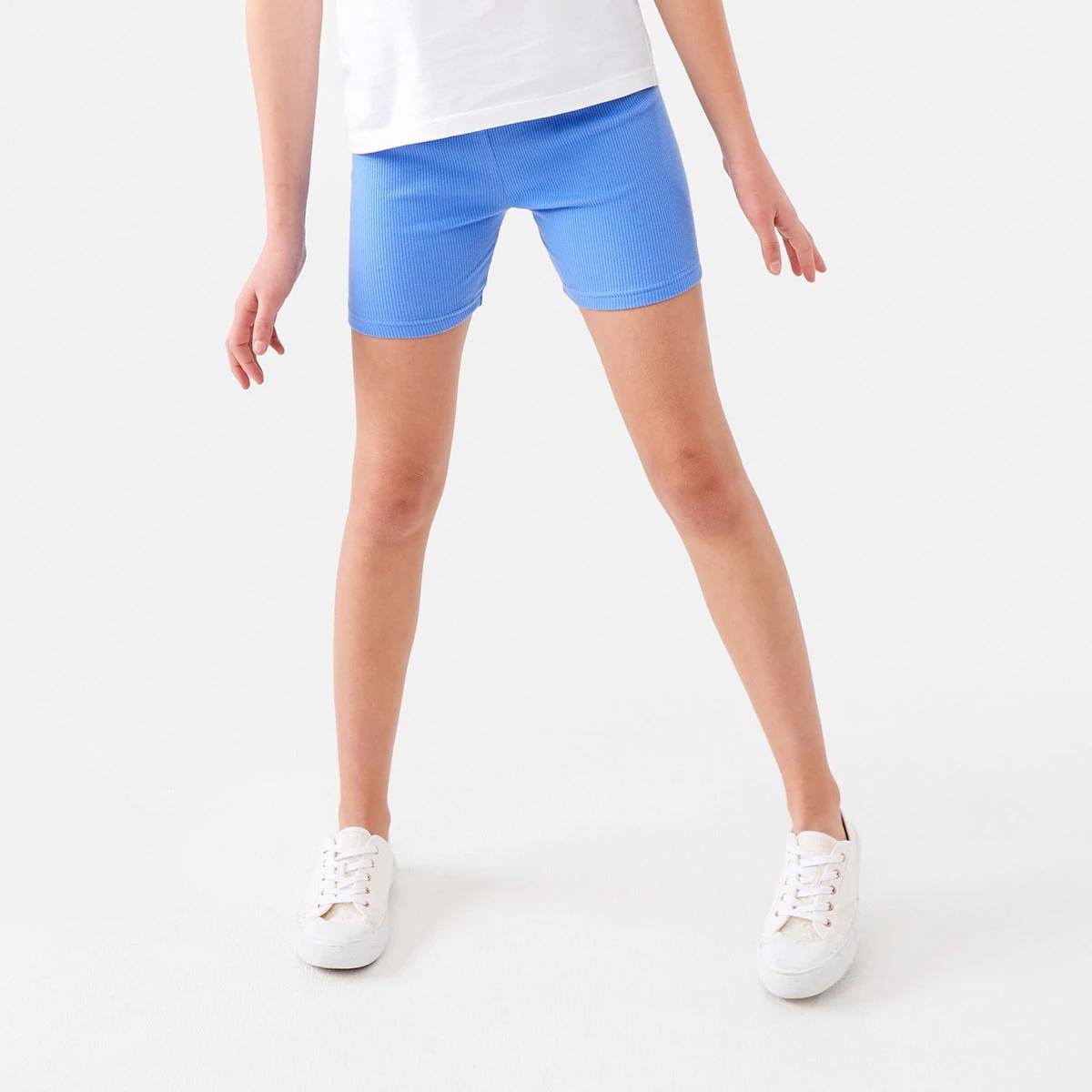 1 Rib Bike Shorts Blu Marine, 1 of 8