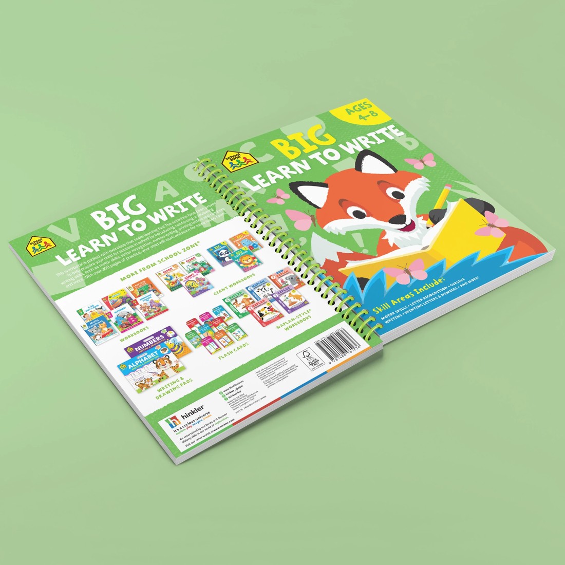 3 School Zone Big Learn to Write - Book, 3 of 5