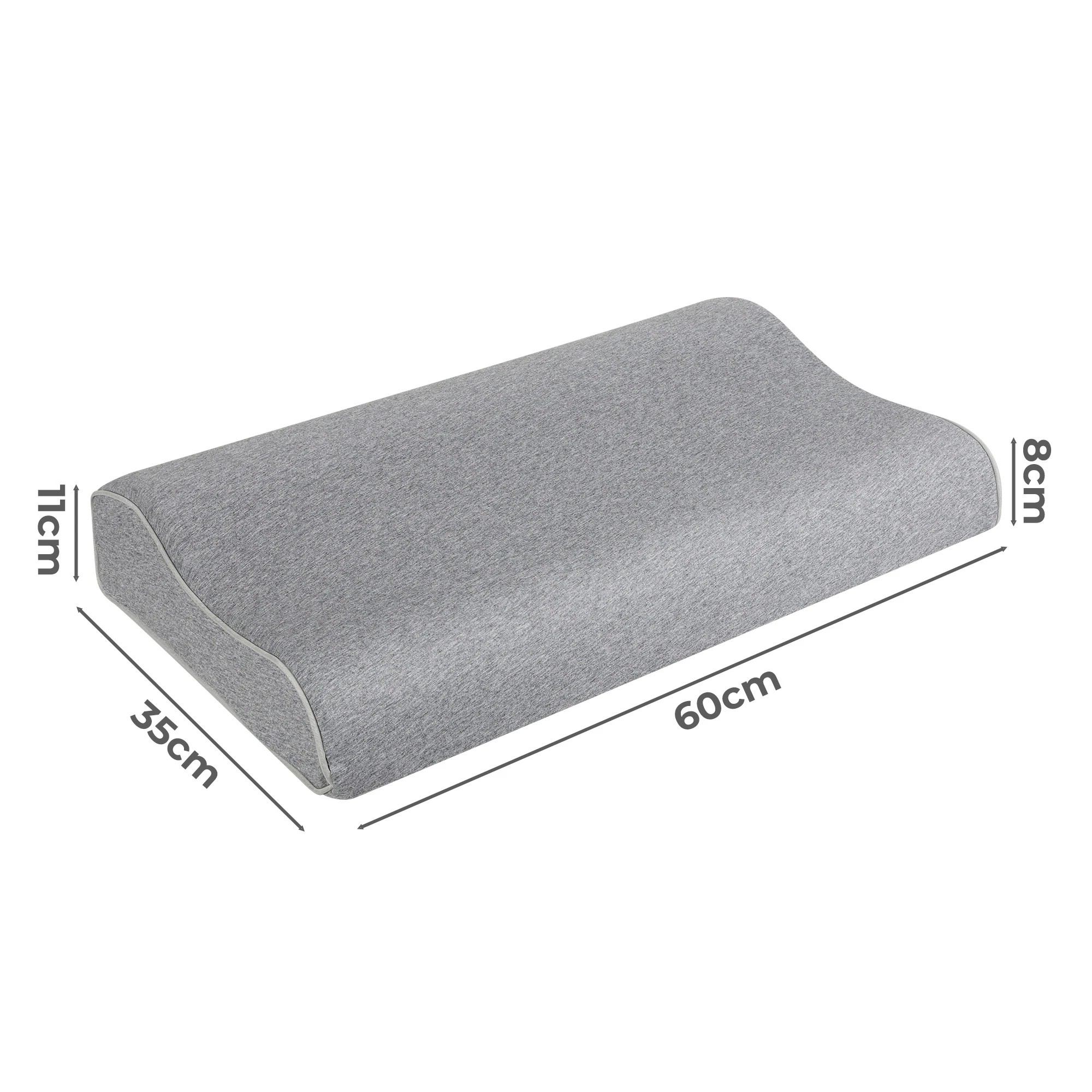 3 Dreamz Memory Foam Pillows 2 Pack, 3 of 4