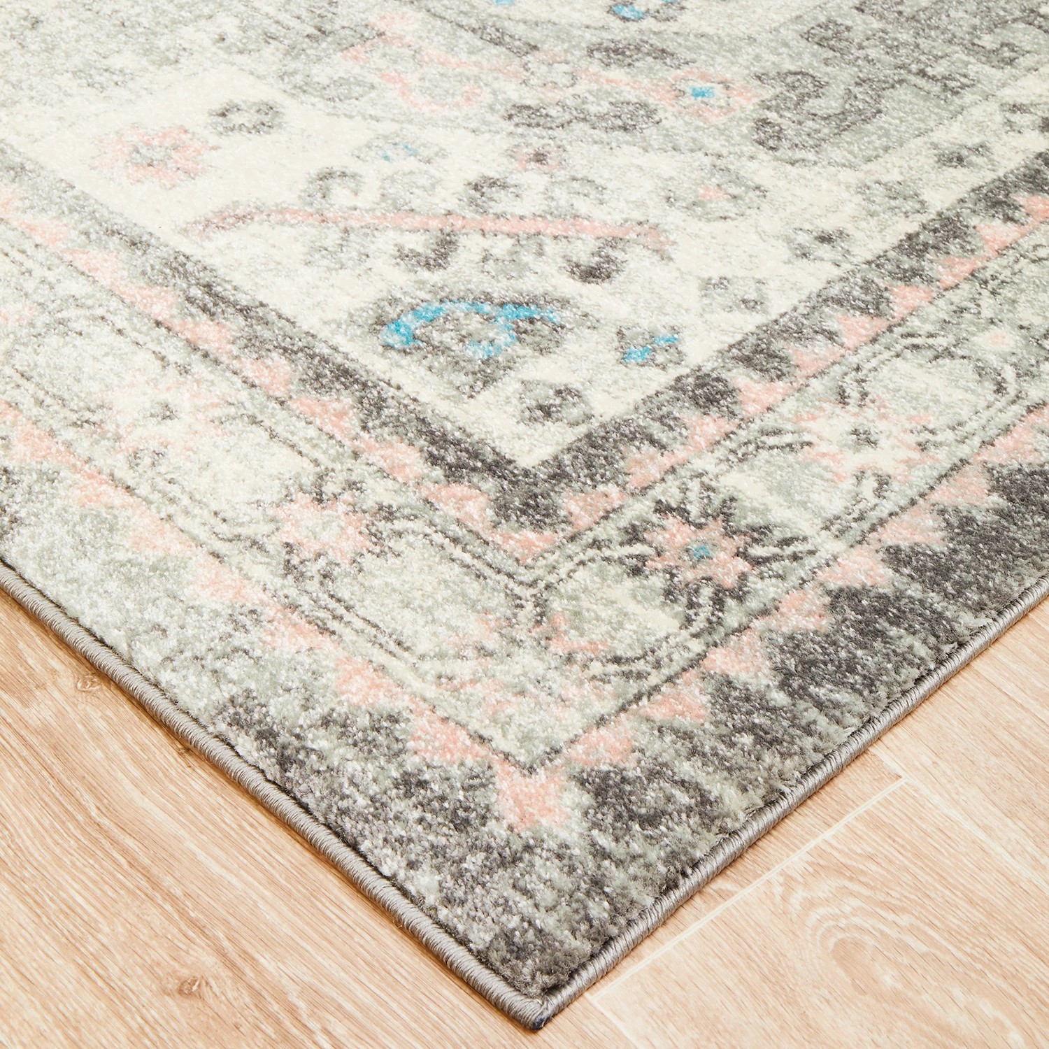 5 Common Ground Rugs Mason 704 230x160cm - Medium Power Loomed Pet Friendly Floor Rug - Grey, 5 of 9