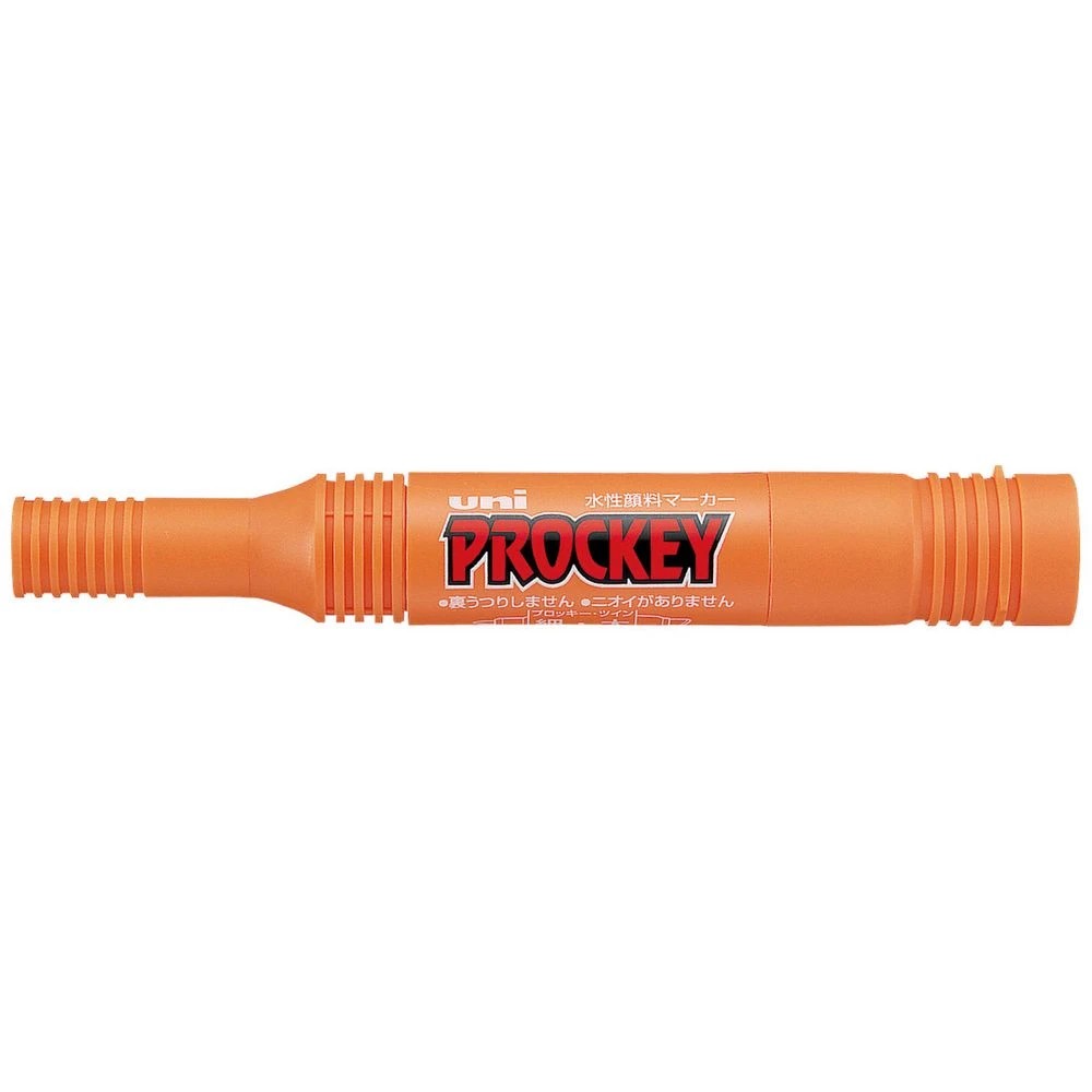 1 Uni-ball Prockey Dual Permanent Marker Bold Orange, 1 of 2