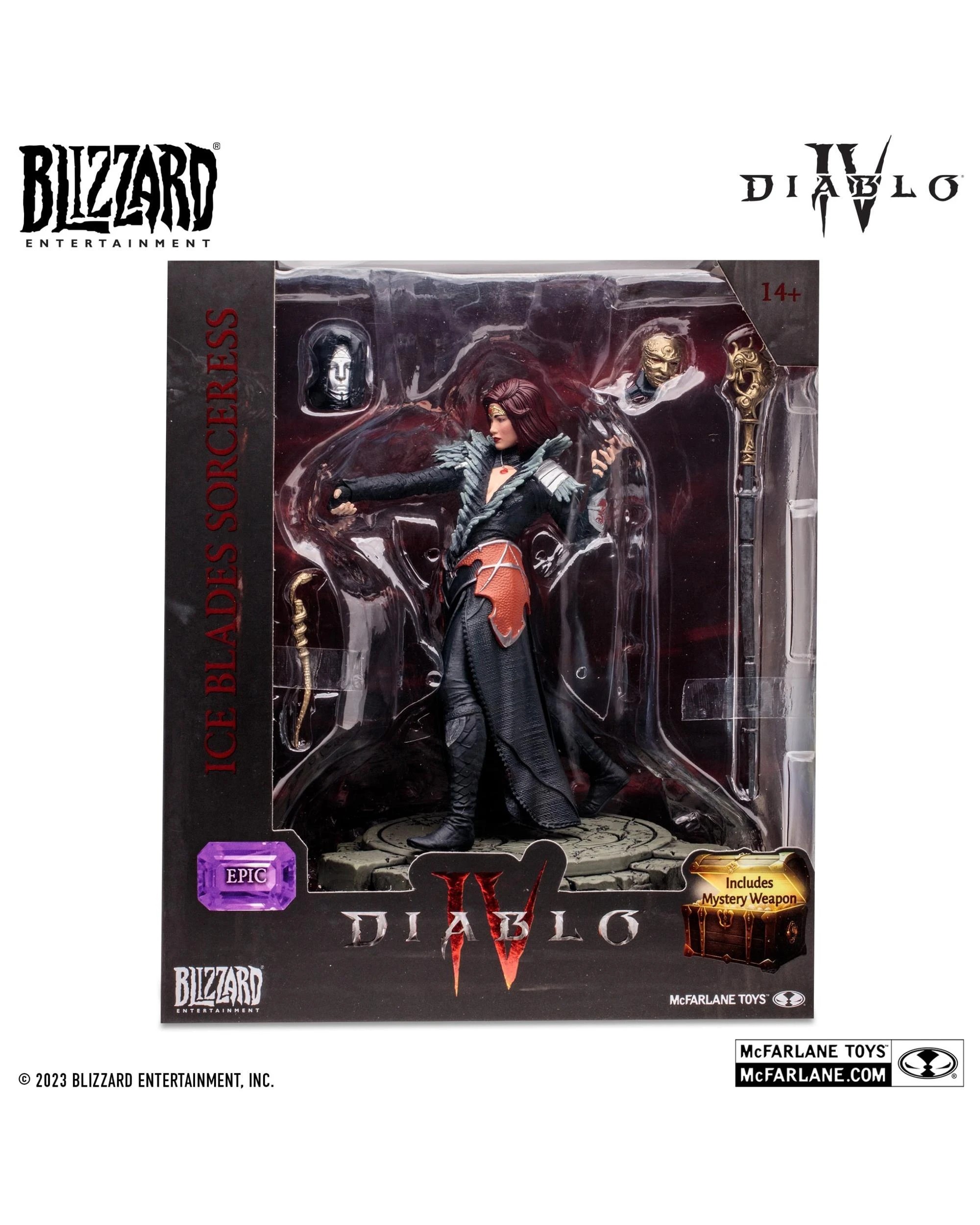 10 Diablo IV Ice Blades Sorceress - Epic -  1:12 Scale Posed Figure, 10 of 10