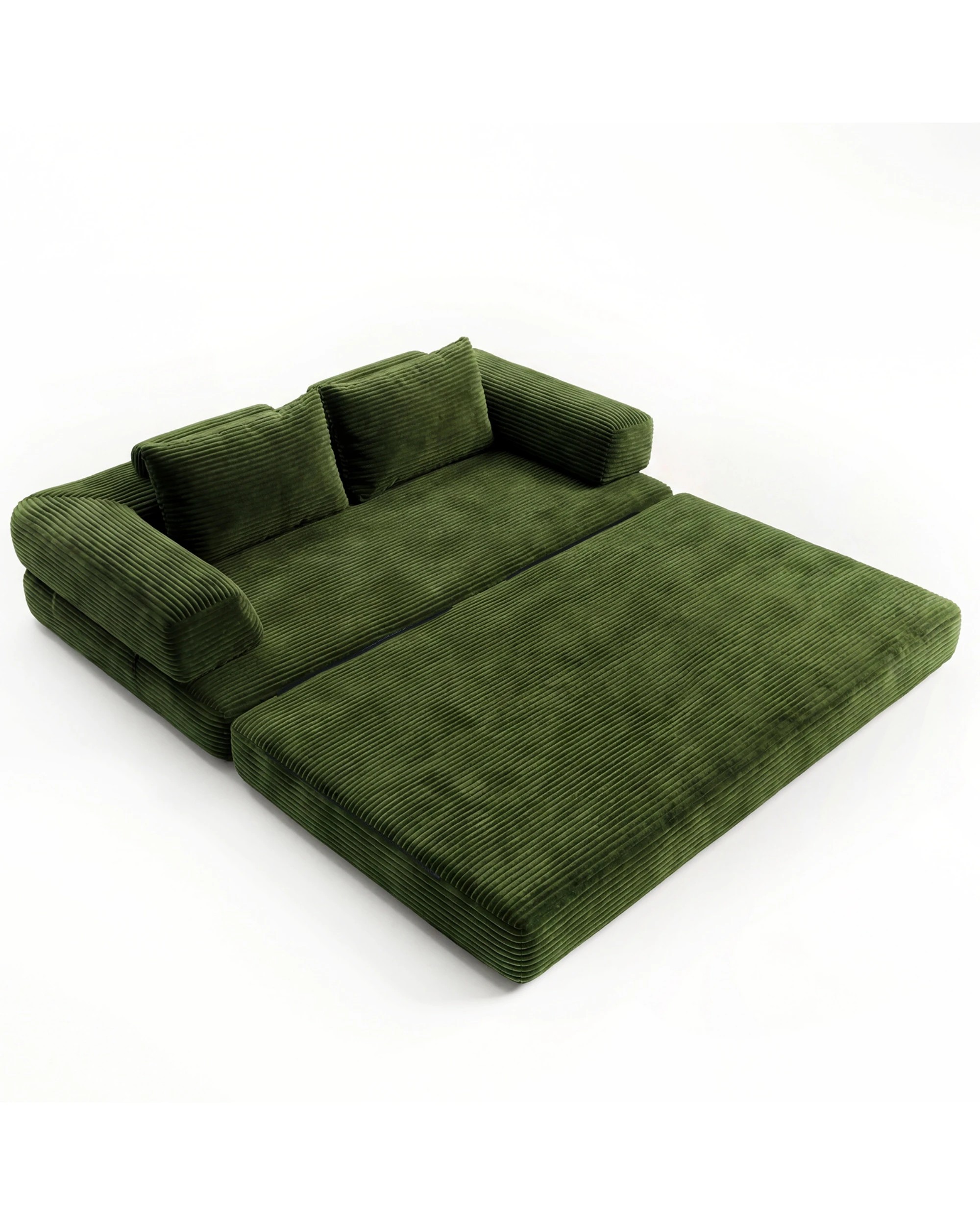 1 Advwin Folding Sofa Bed 5 in 1 Convertible Floor Loveseat, 1 of 7