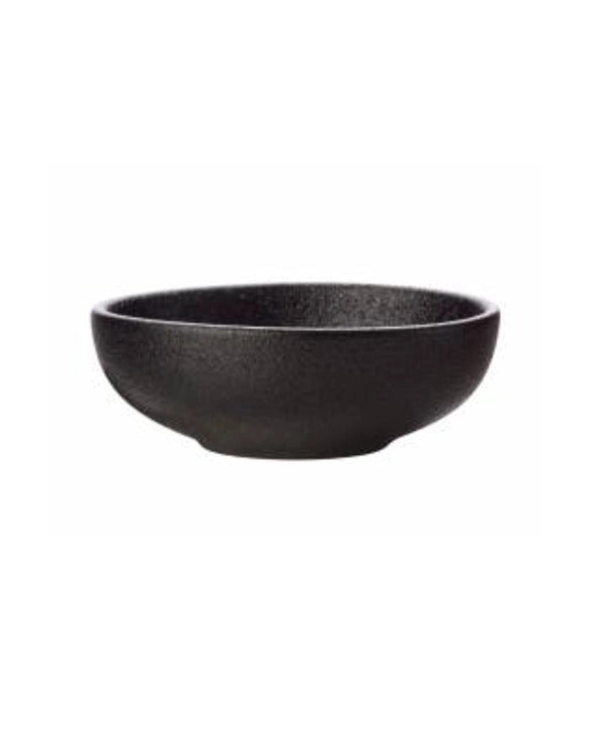 3 Maxwell & Williams Caviar Round Sauce Dish 7cm Porcelain Tableware For Dining - Black, 3 of 3