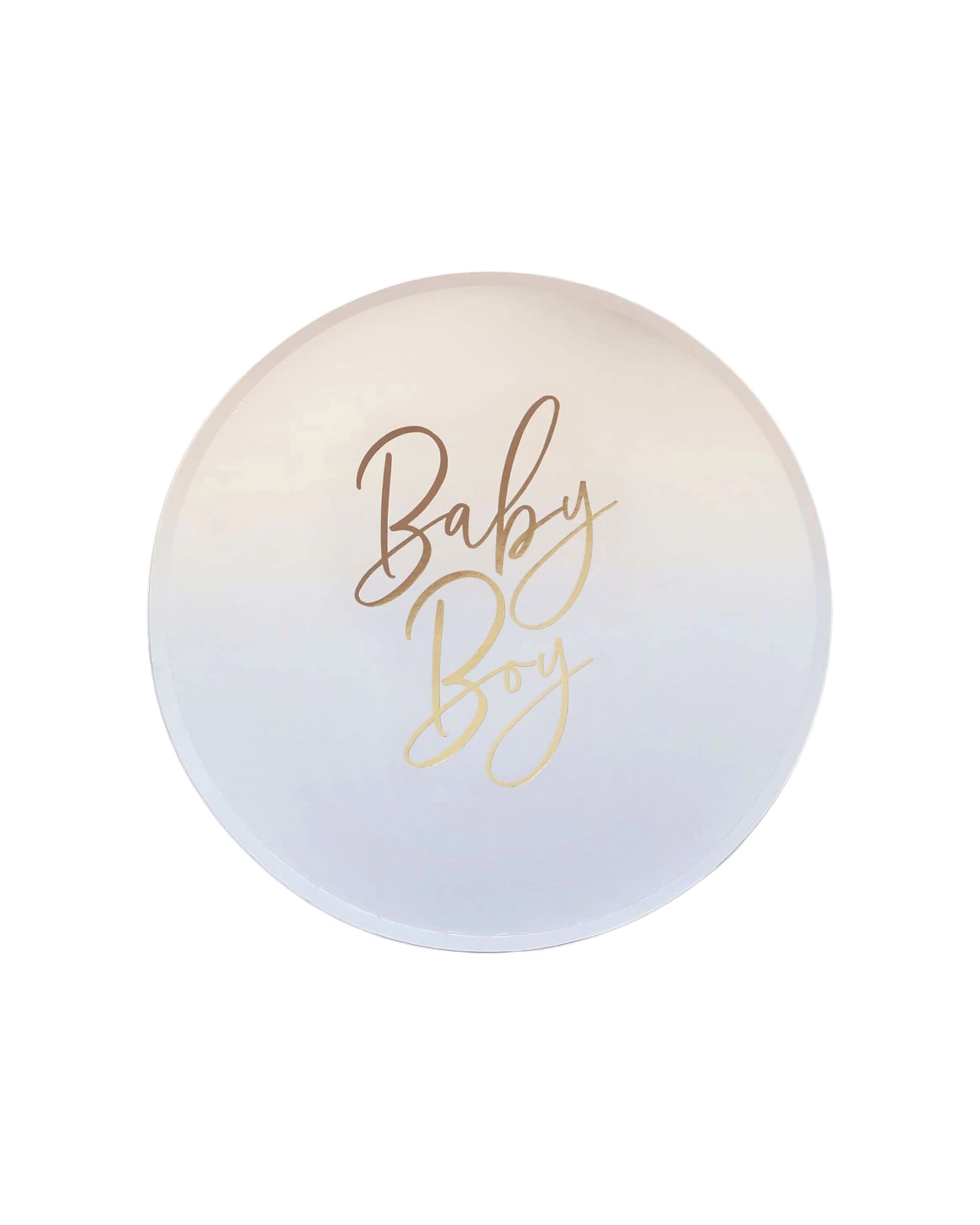 1 Anagram 10pc Baby Shower Paper Plates Party Tableware Decoration 23cm - Multi, 1 of 2