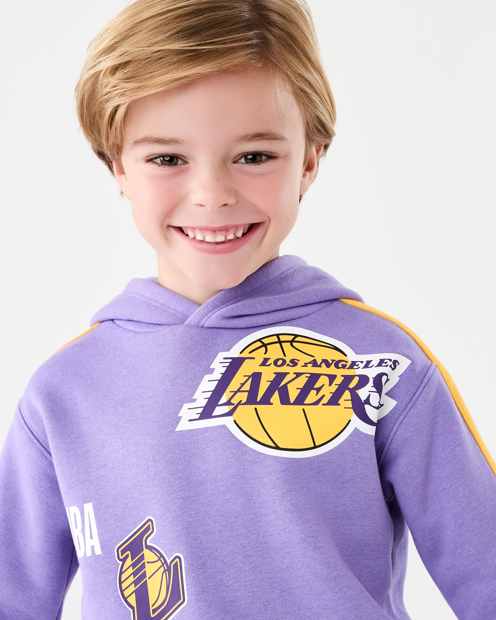 3 Official NBA Kids Printed Hoodie Lkrs 7d4r, 3 of 8