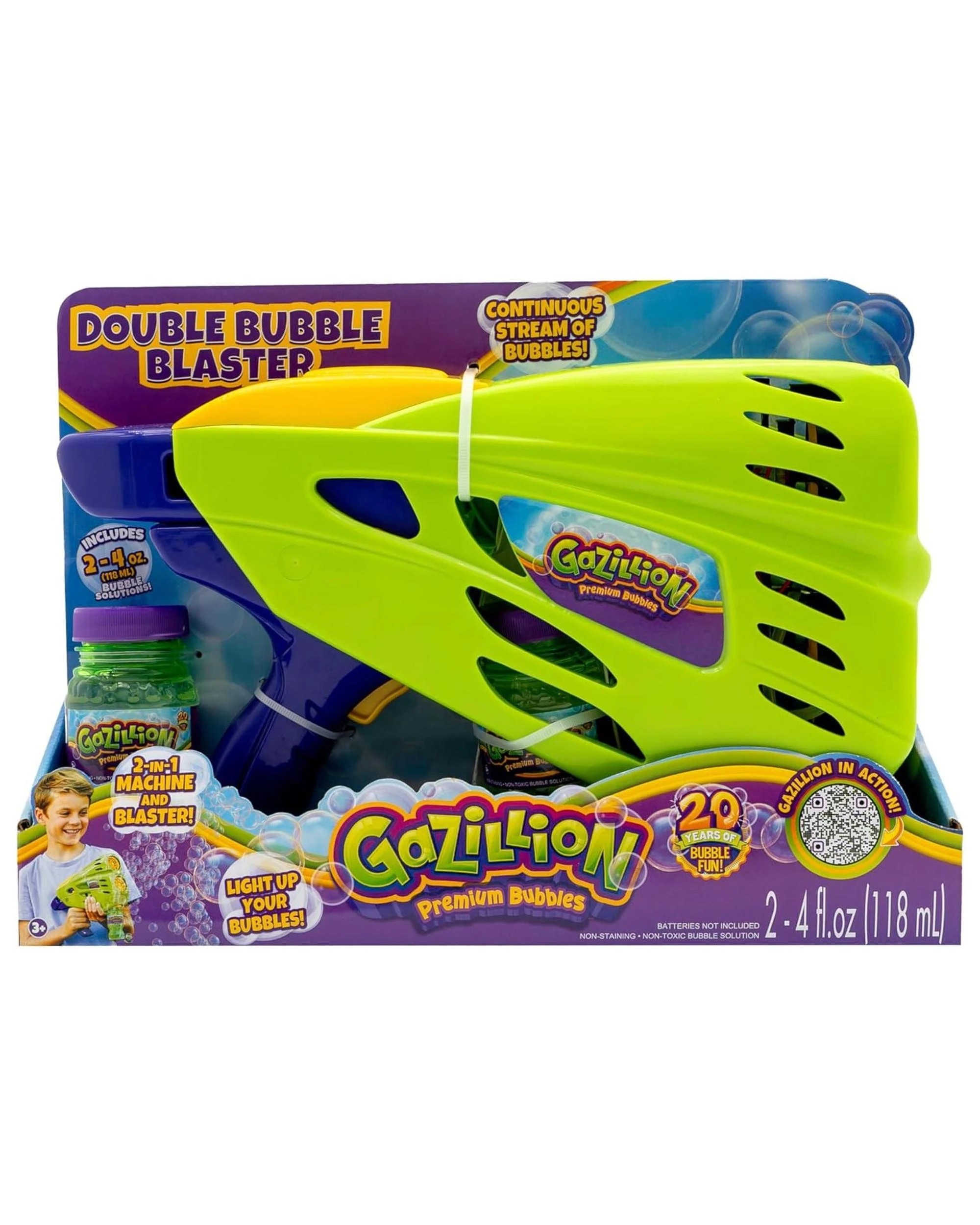 1 Gazillion Bubbles Double Bubble Blaster, 1 of 6