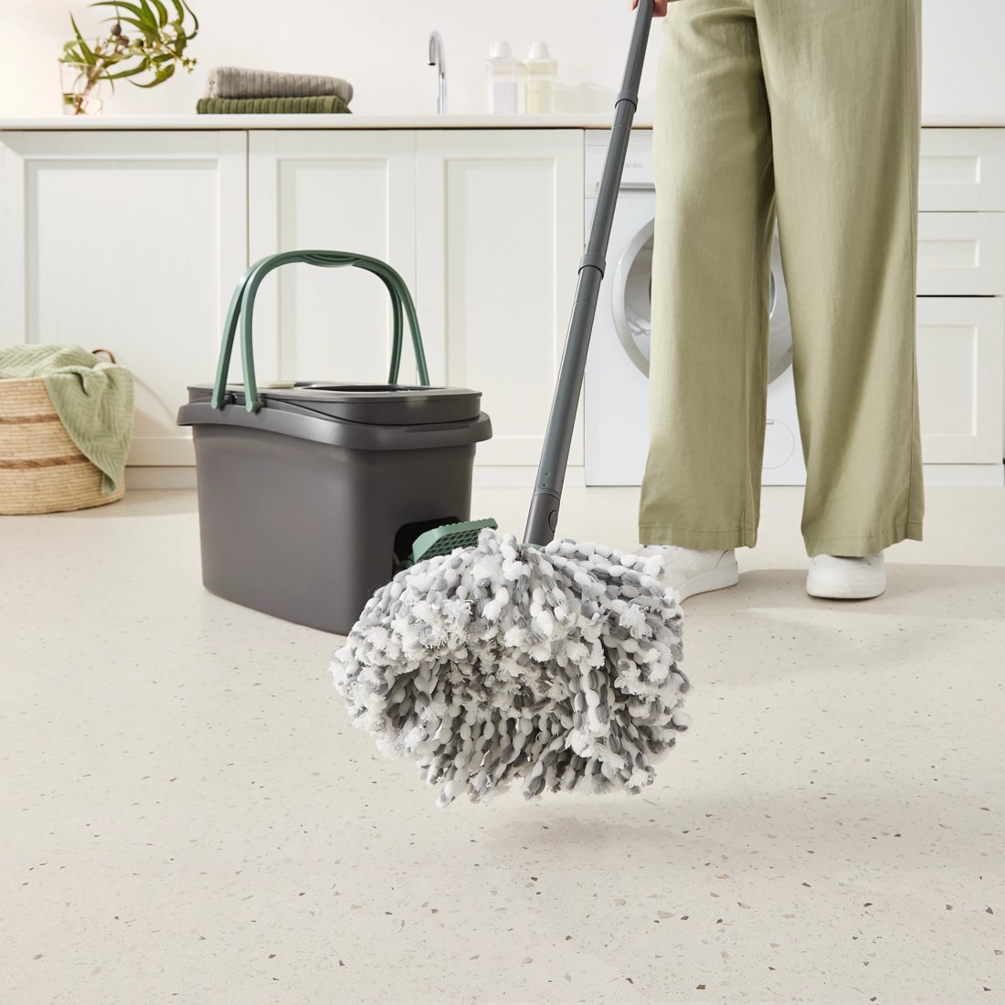 2 Dual Section Pedal Mop Set, 2 of 10