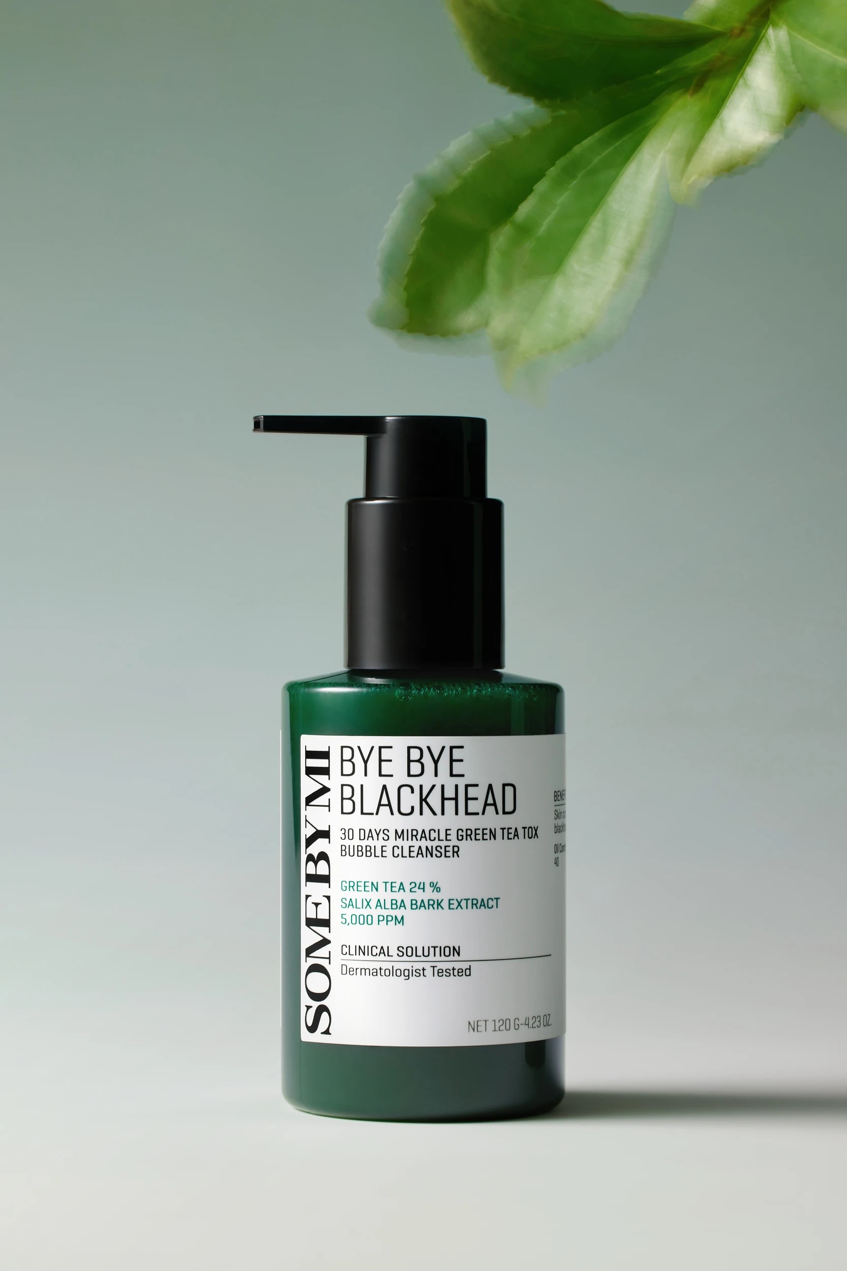 3 SOME BY MI Bye Bye 30 Days Blackhead Miracle Bubble Cleanser 120g - Green Tea Tox, 3 of 4