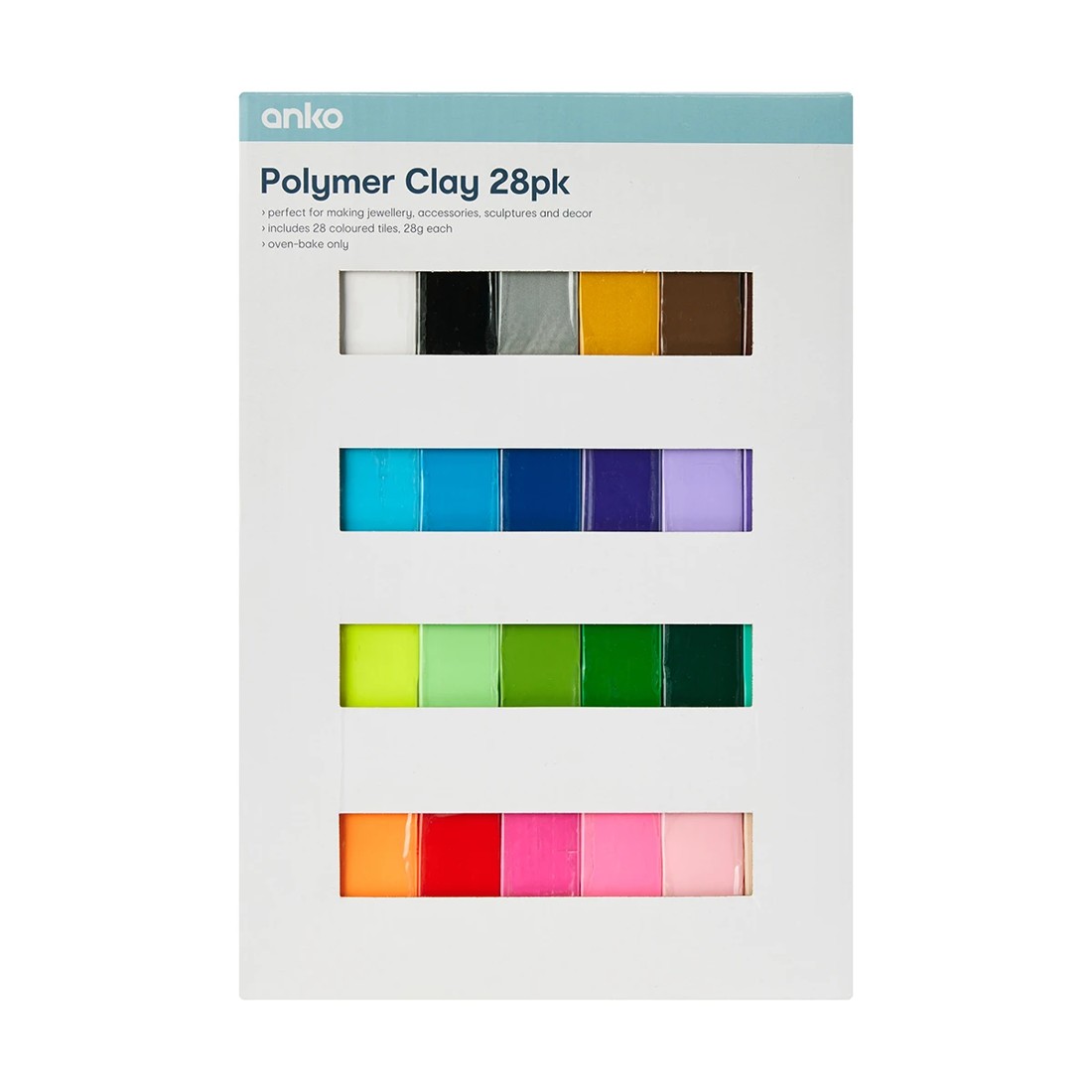 1 28 Pack Polymer Clay, 1 of 10