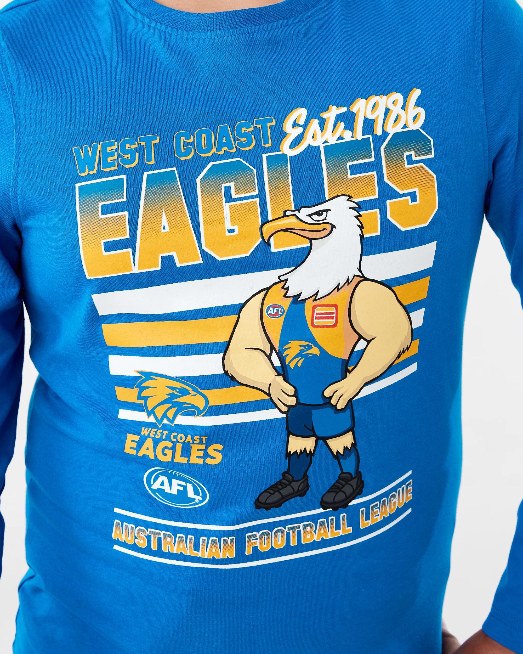 4 Official AFL Kids Pyjama Set West Coast, 4 of 6