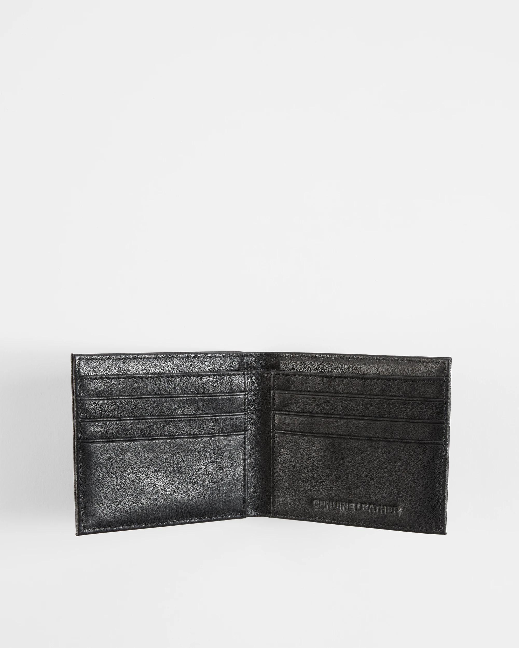2 Target Mens Genuine Leather Wallet BLACK, 2 of 2