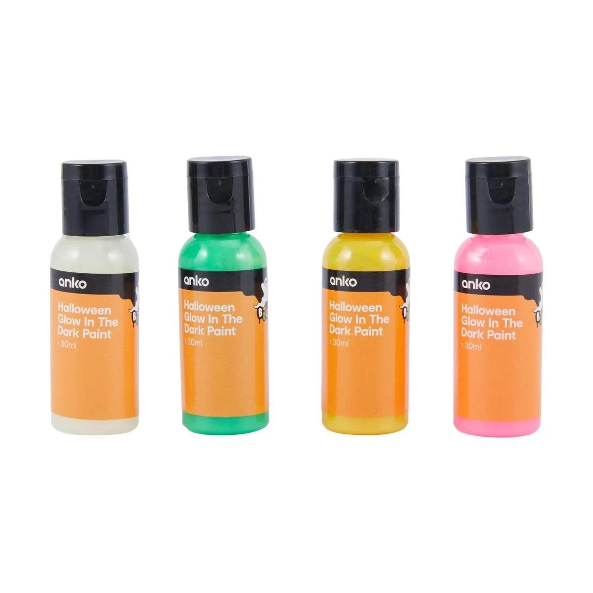 2 4 Pack Halloween Glow in the Dark Paint, 2 of 3