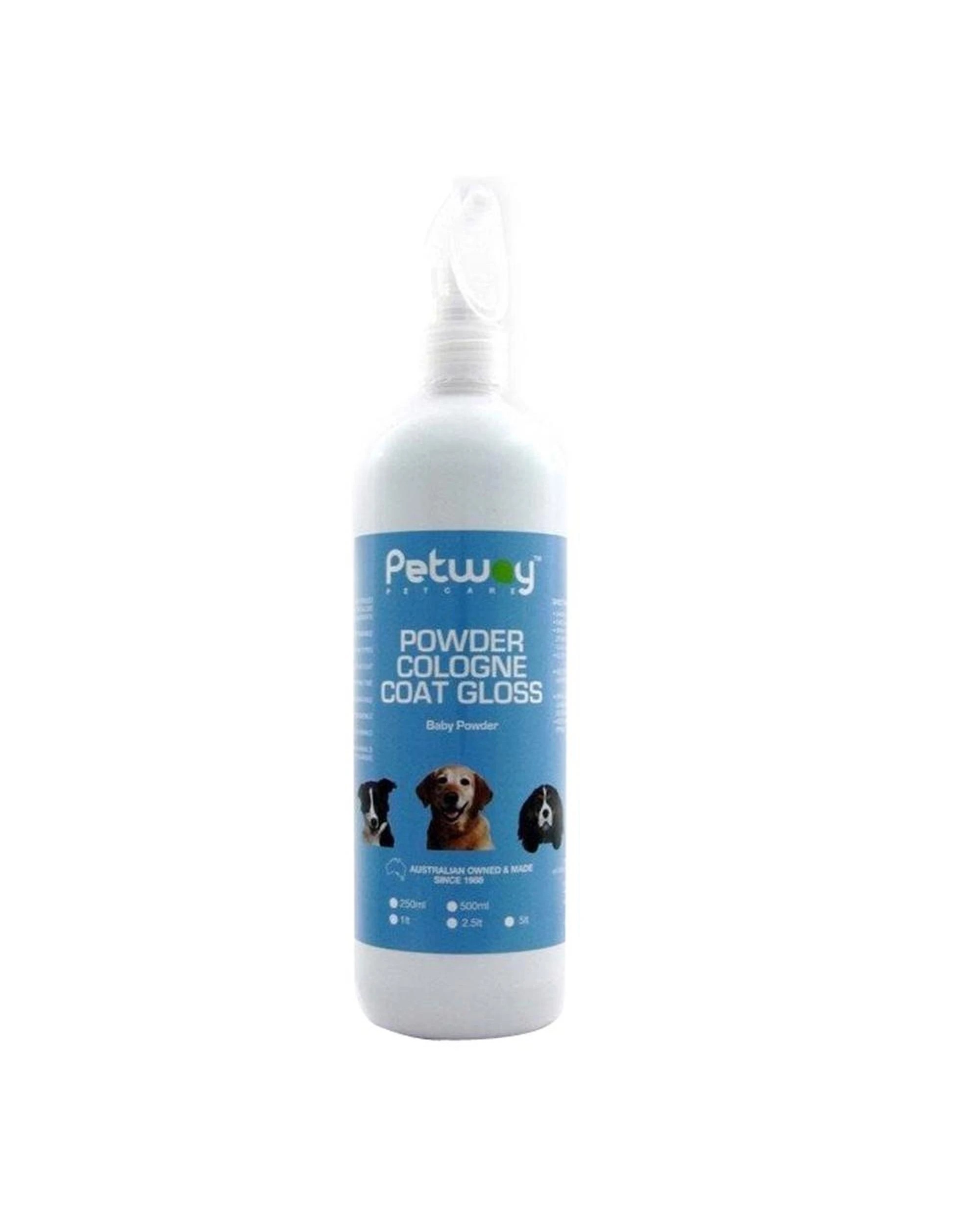 1 Petway Petcare Powder Cologne Coat Gloss Dog Spray 500ml, 1 of 1