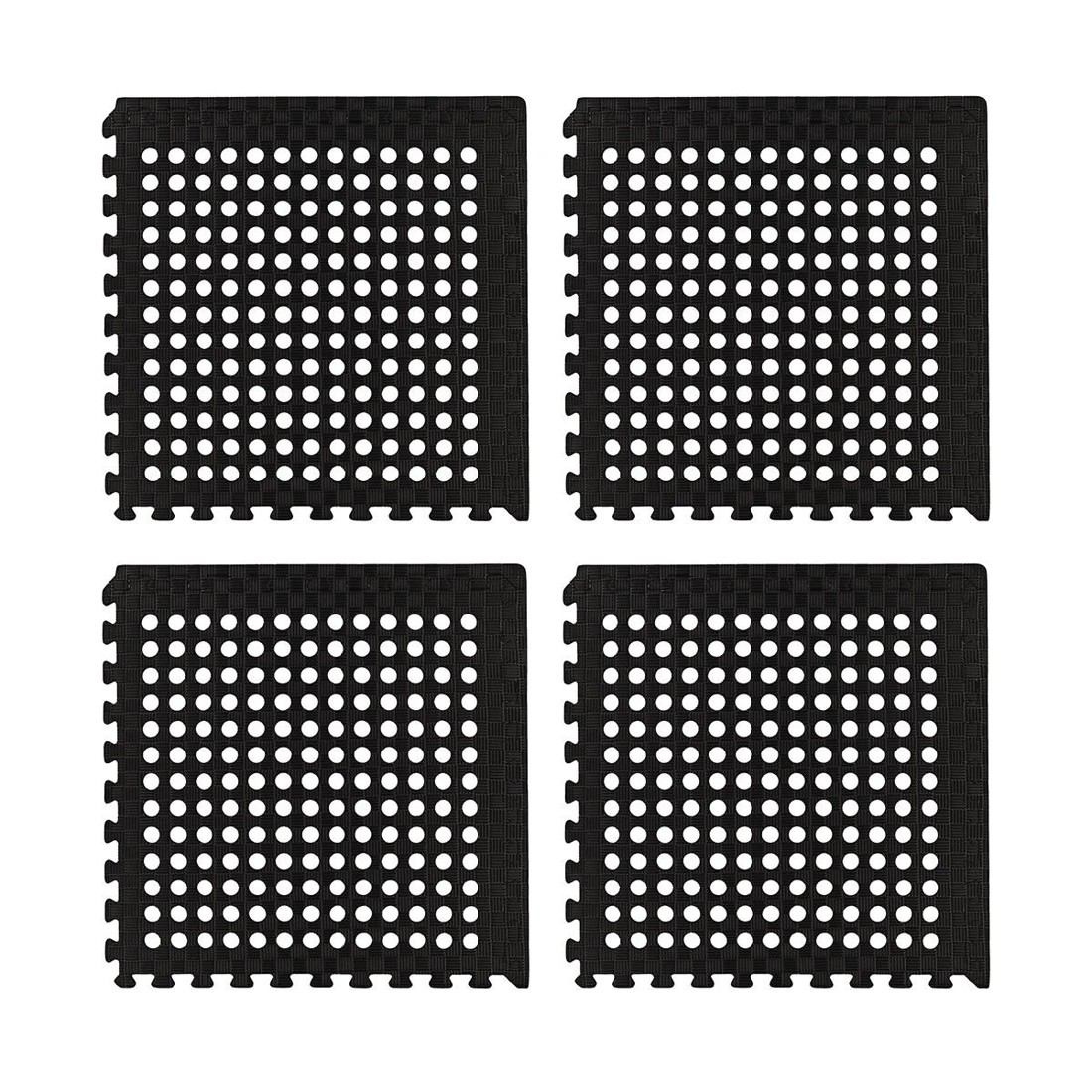 1 4 Pack EVA Floor Tiles - Charcoal, 1 of 10