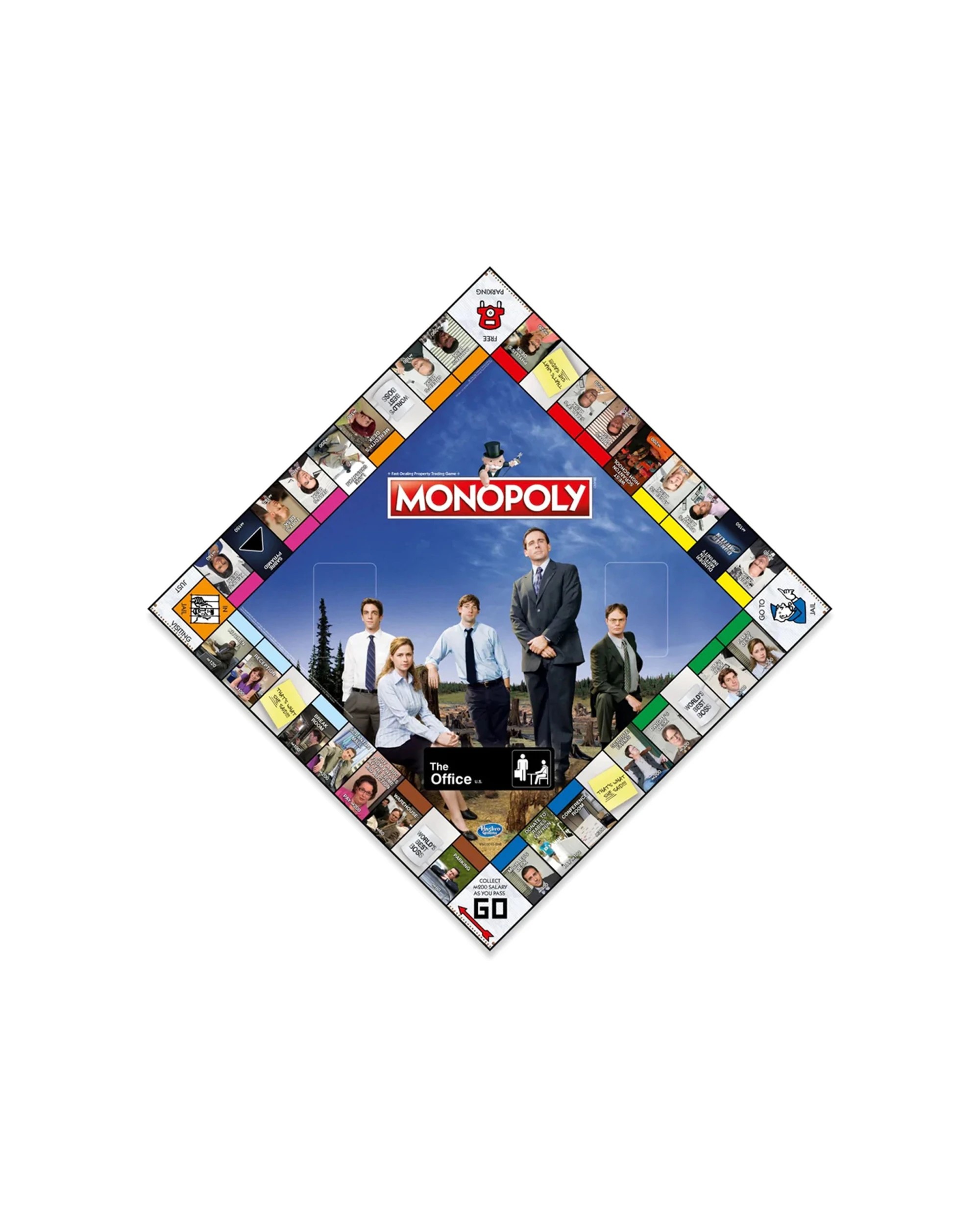 2 MONOPOLY The Office Board Game Kids Family Tabletop Themed Board Game - Multi, 2 of 3