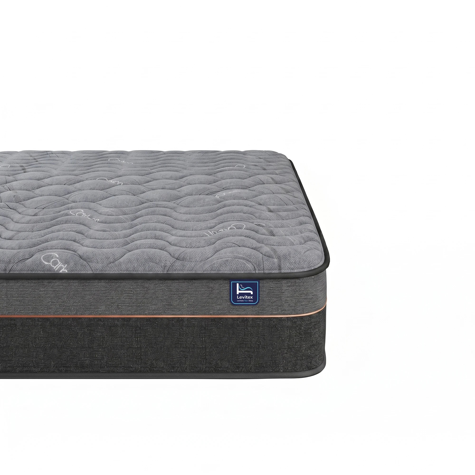 3 Levitex Double Mattress Hybrid Pocket Spring with 4cm Egg Crate Foam for Deep Sleep - Double Bed - Grey, 3 of 10