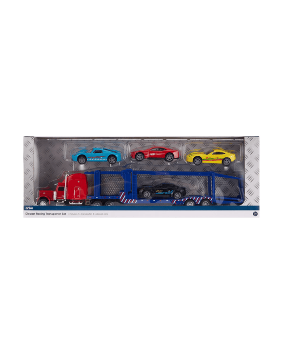 Diecast Racing Transporter Set
