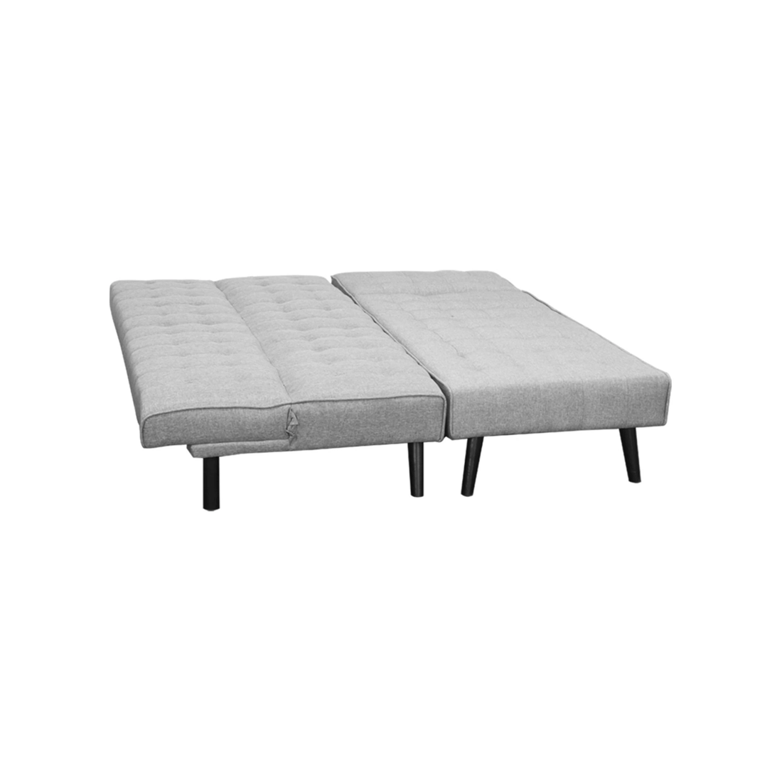 5 Sarantino 3-seater Corner Wood Sofa Bed Lounge Chaise Sofa Light Grey, 5 of 6