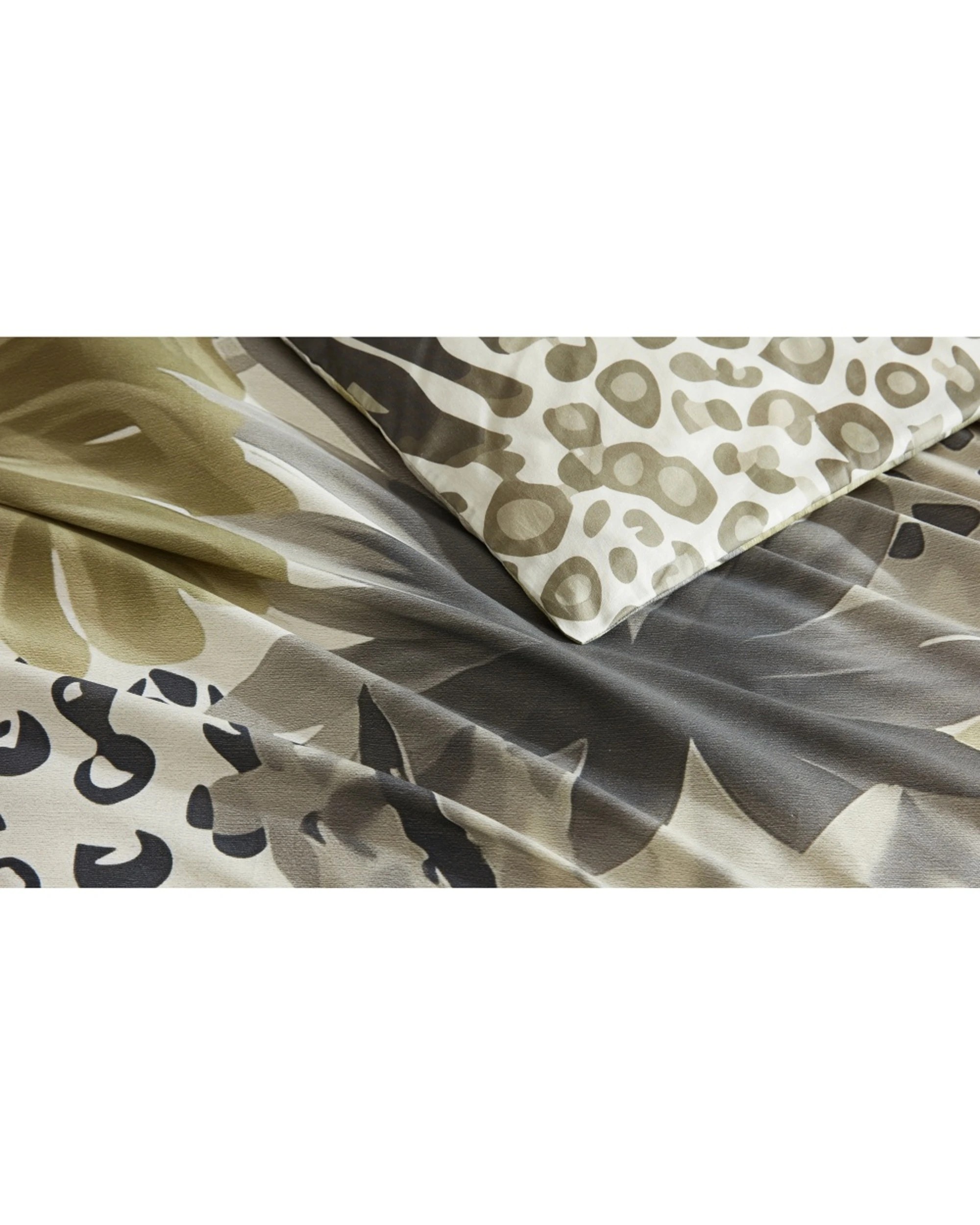 2 Ardor Meridith 250TC Cotton Sateen Comfort Quilt Cover Set Khaki - Queen Bed - Multi, 2 of 2
