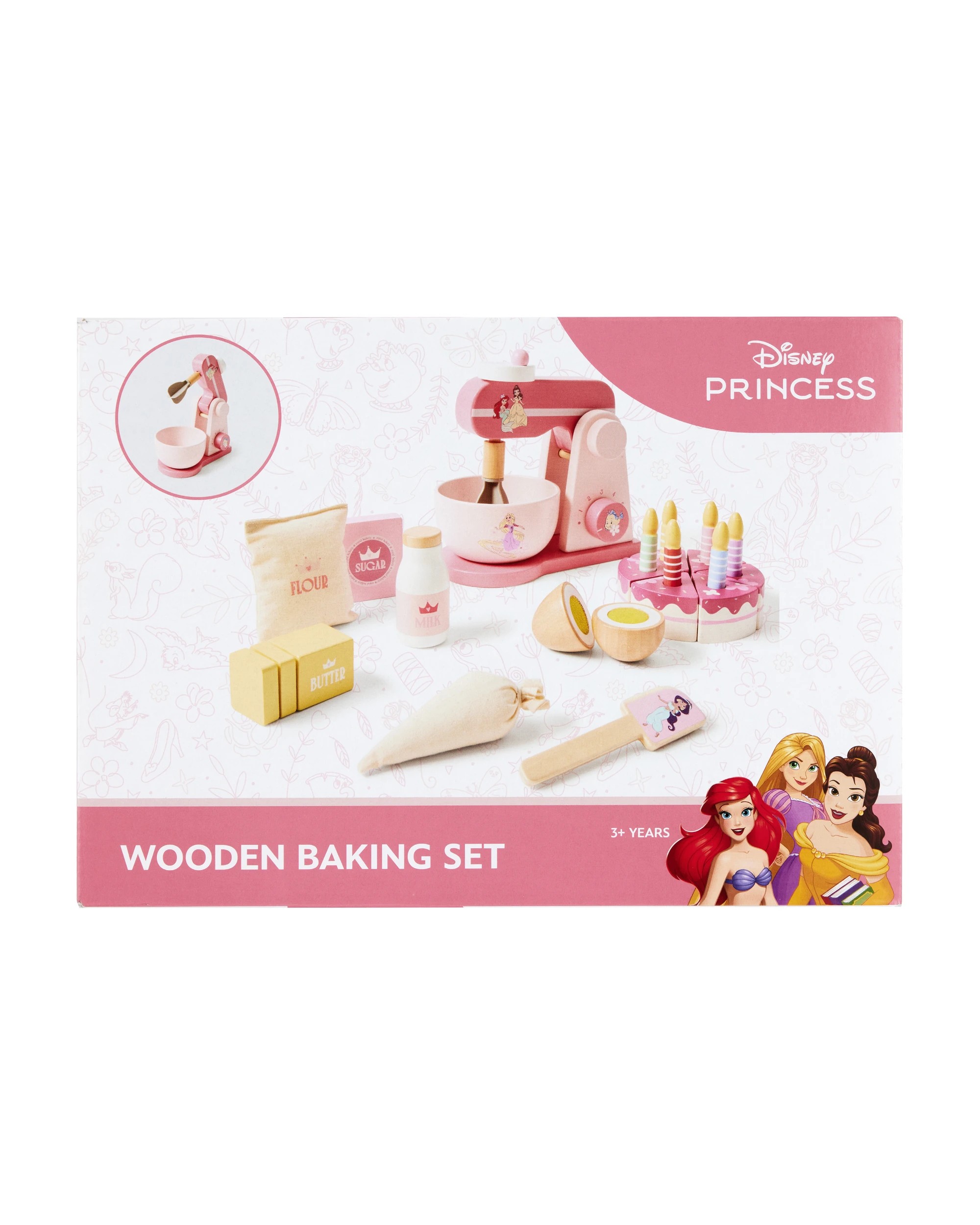 6 Disney Princess Wooden Baking Set, 6 of 7