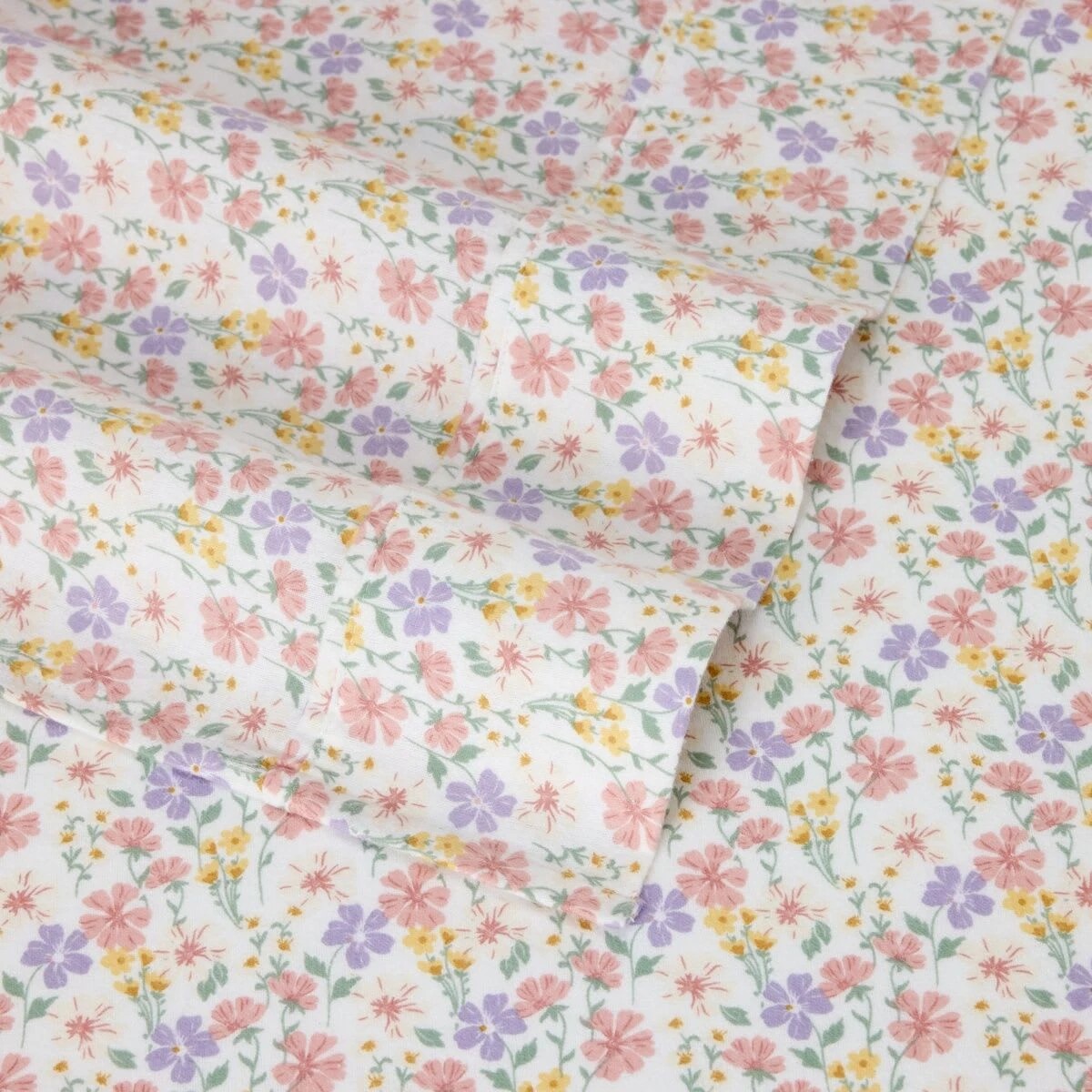 4 Ruby Cotton Flannelette Sheet Set - Double Bed, 4 of 7